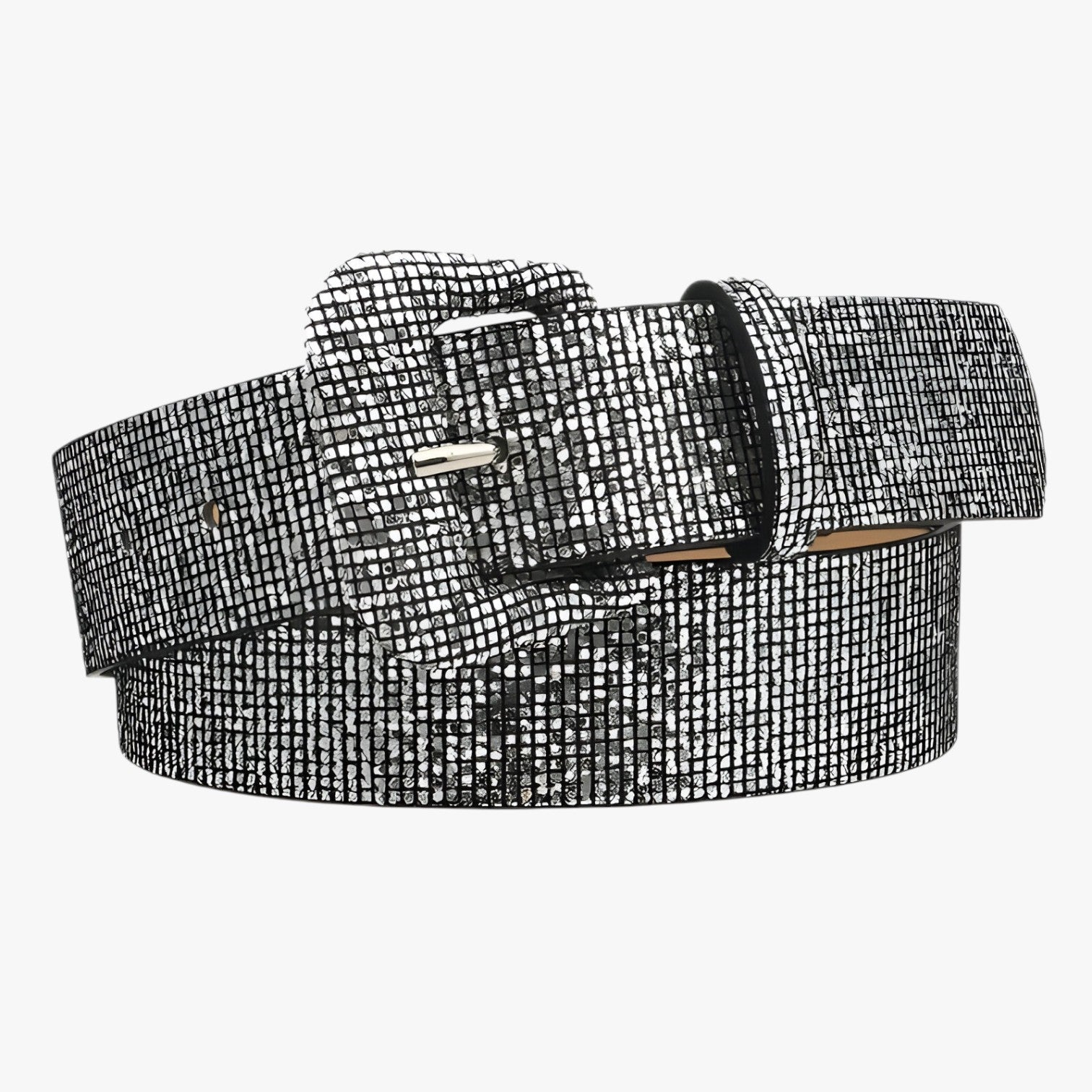 Zoe | Skinnende Bælte med Pailletter til Jeans og Frakker - Grå - women's fashion - {{ product_tags }