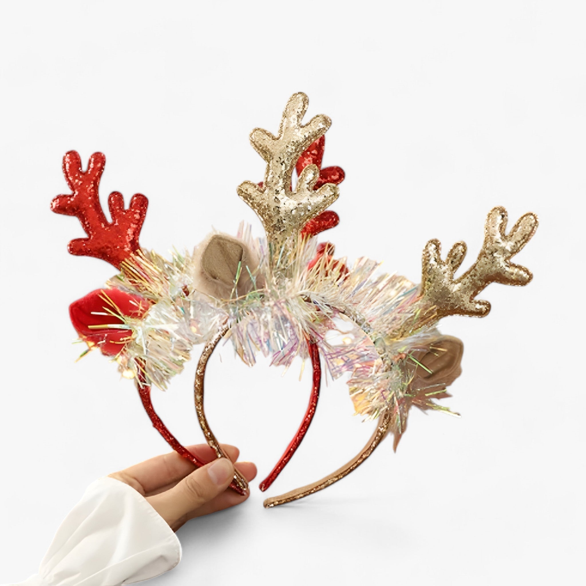 Emma | Julekrans med horn - Festligt og delikat tilbehør til børn - - baby - {{ product_tags }