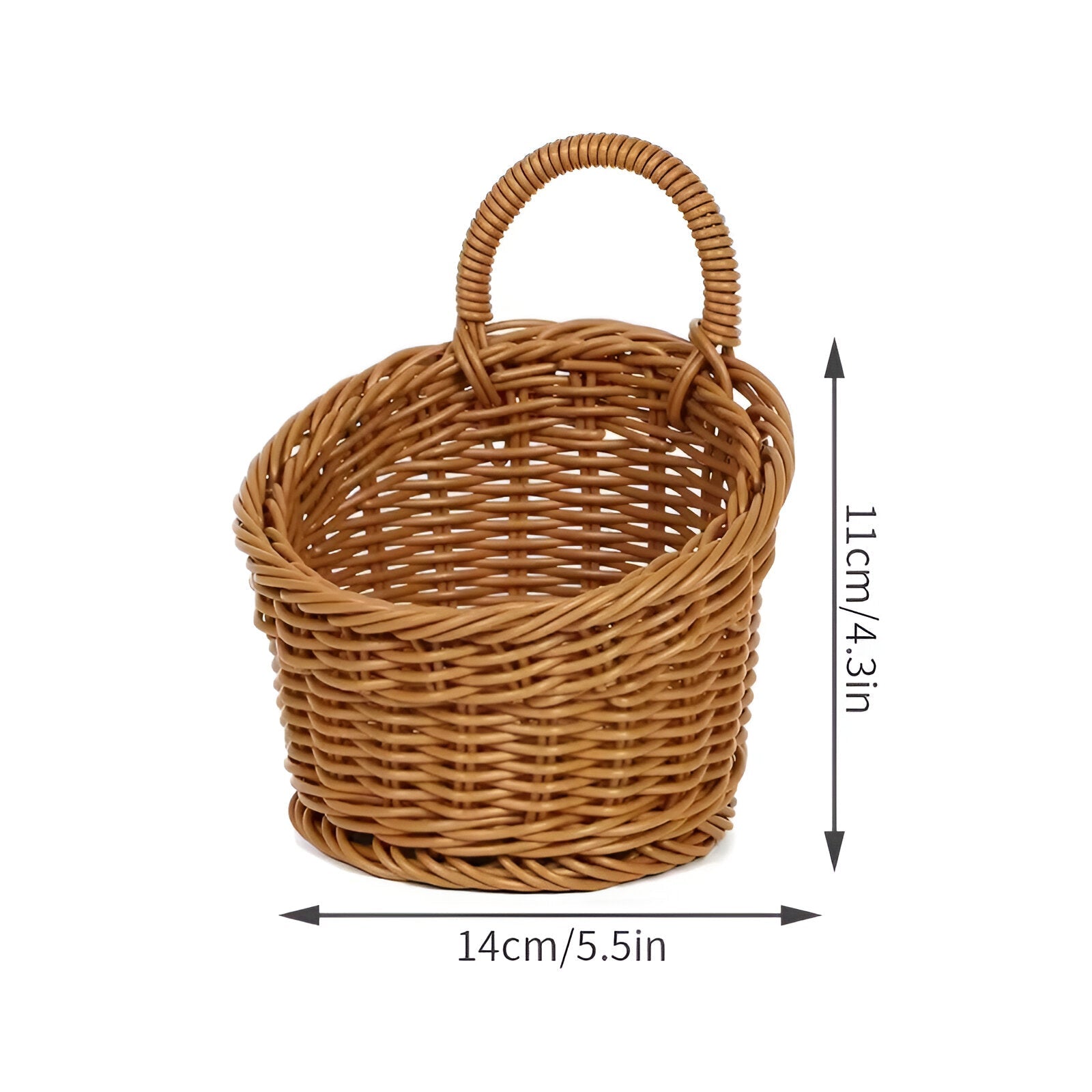 Isla | Vævet hængende opbevaringskurv - 14cmX11cm - house & garden - {{ product_tags }