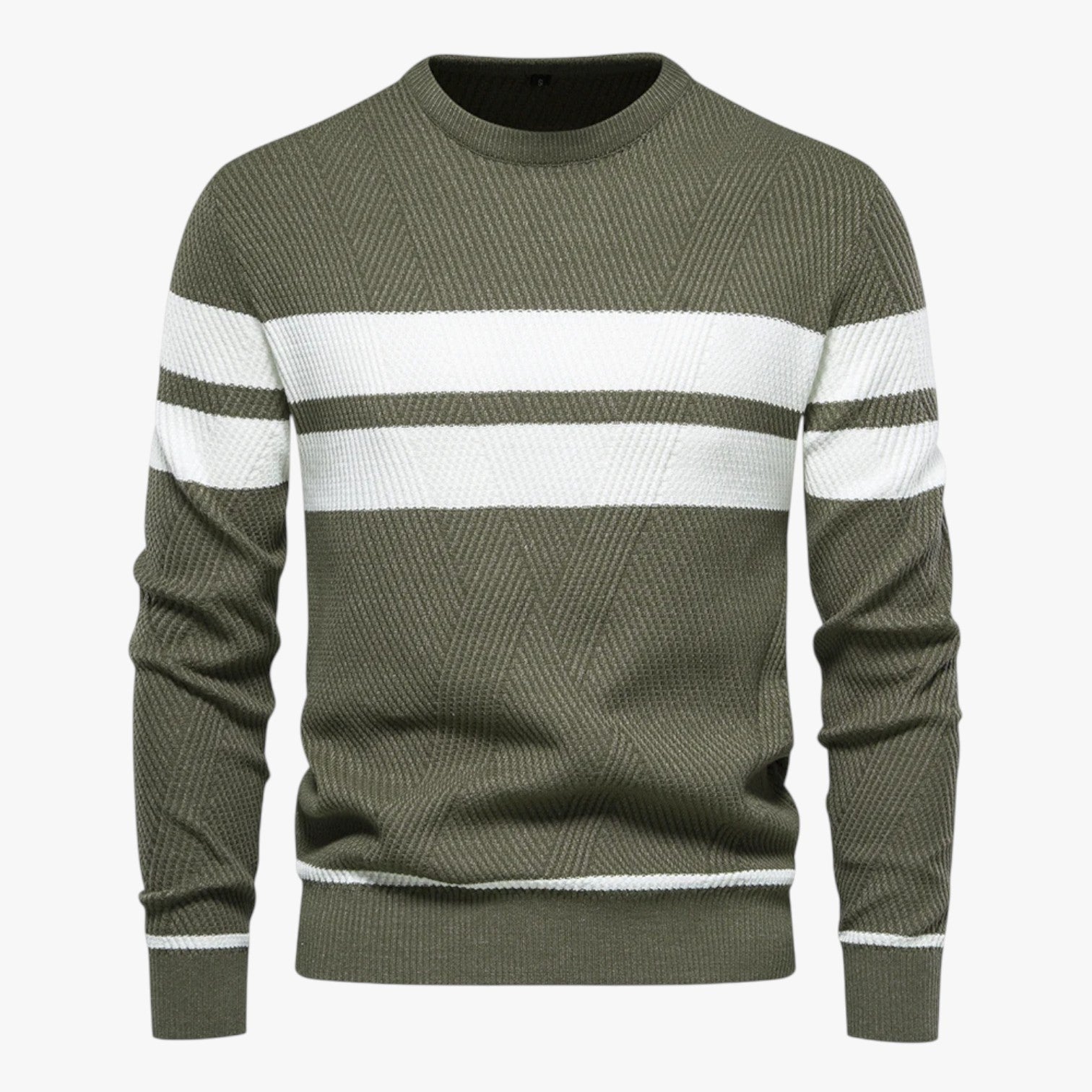Adam | Efterårssweater til mænd med varm pasform og elegant floral stil - - Adam | Efterårssweater til mænd med varm pasform og elegant floral stil - €25 - {{ product_tags }