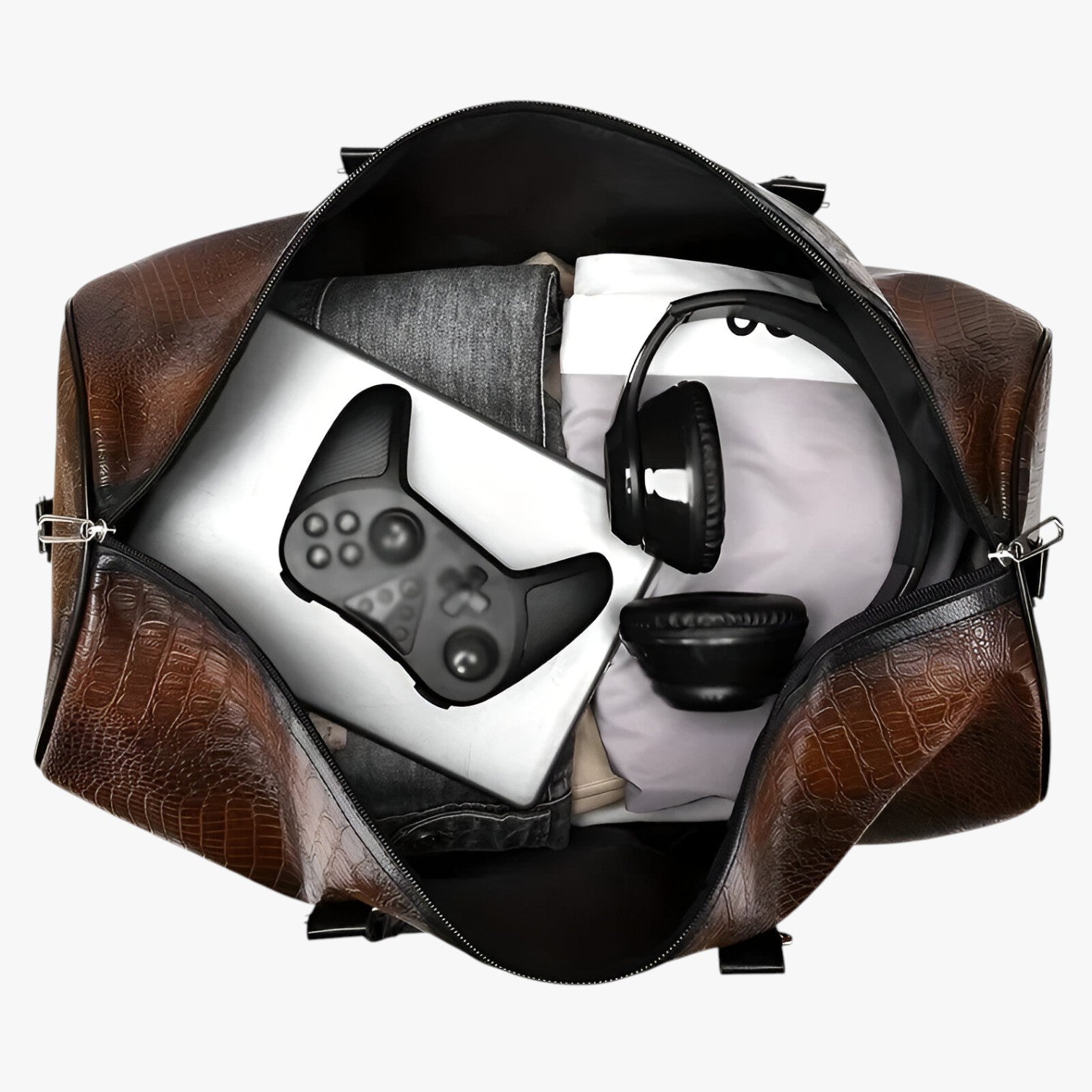 Archie | Robust og rummelig læder rejsetaske - - bags - {{ product_tags }