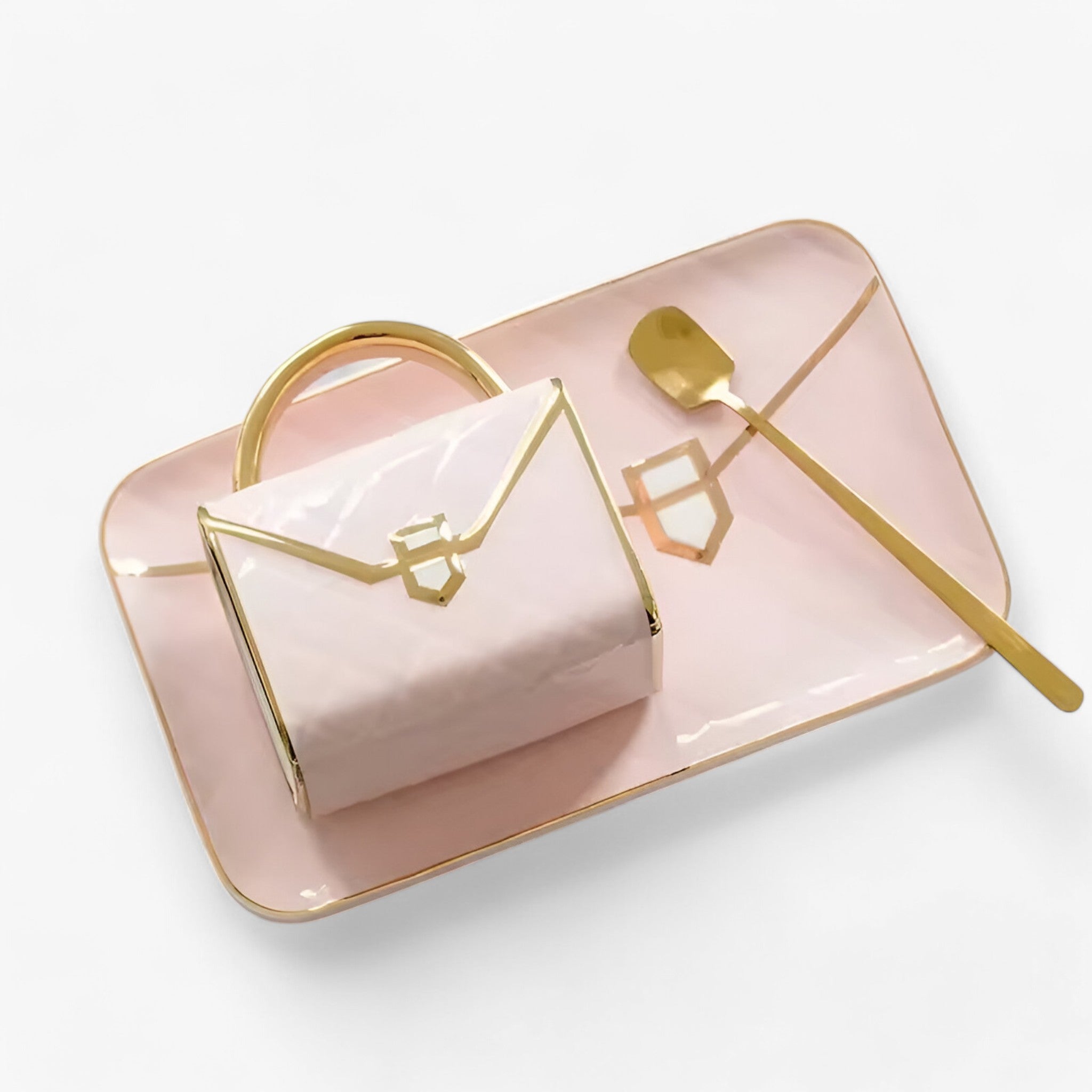 Tessa | Kreativ Keramisk Tasformet Krus - Rosa 310ml - house & garden - {{ product_tags }