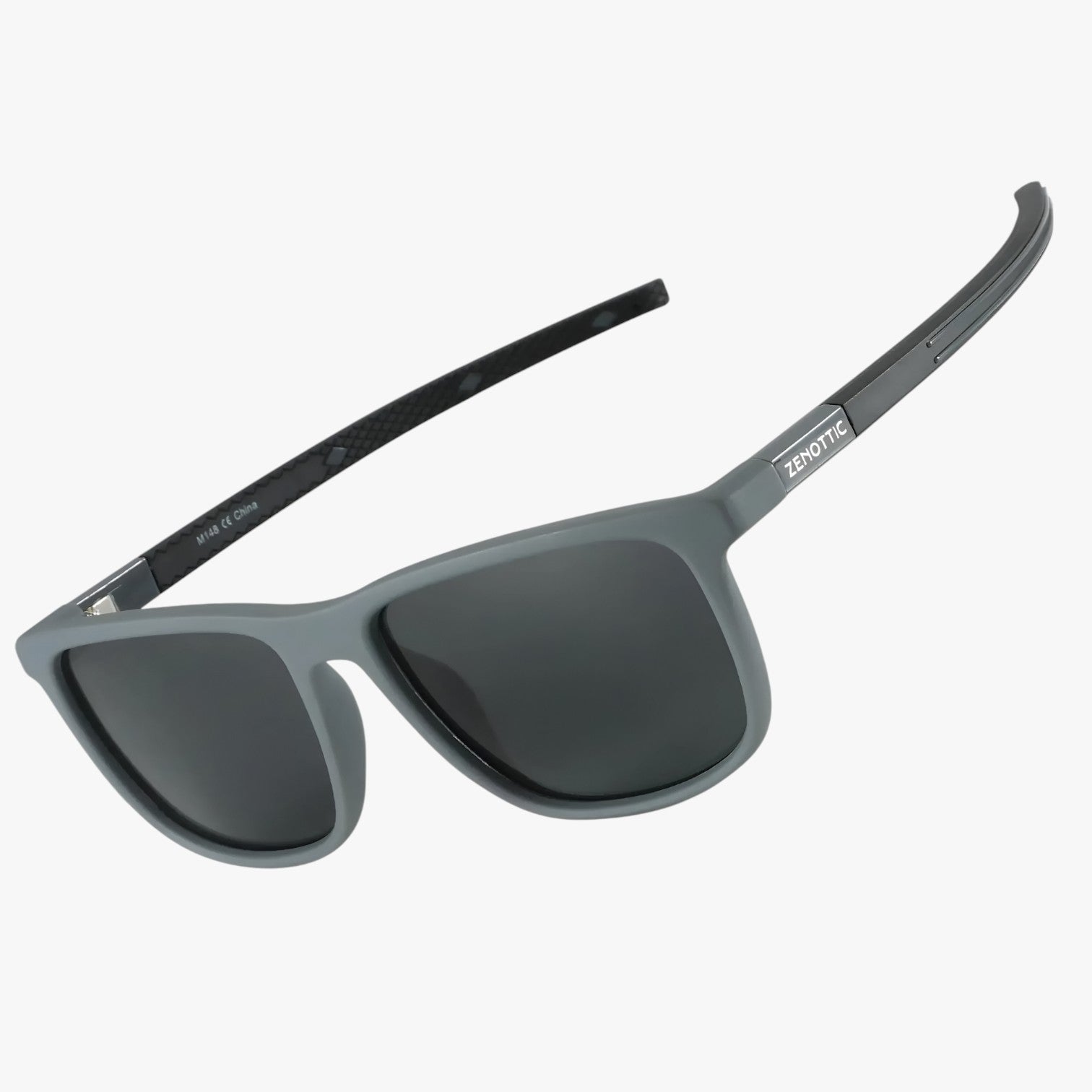 Landyn | Firkantede polariserede solbriller – letvægts UV-beskyttelse - Grå linser ZNOTTIC - men's fashion - {{ product_tags }
