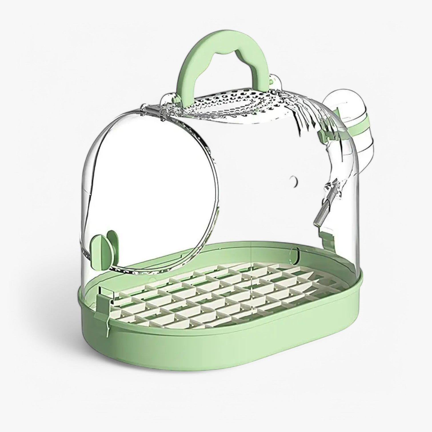 Alaina | Bærbar fuglebur – Komfortabel og åndbar - grøn - other - {{ product_tags }