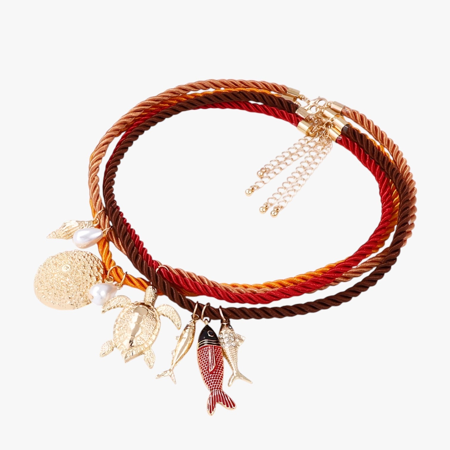 Rose | ZAA Talisman dyreanhæng med sommerligt tilpasset snor - Sæt - other - {{ product_tags }
