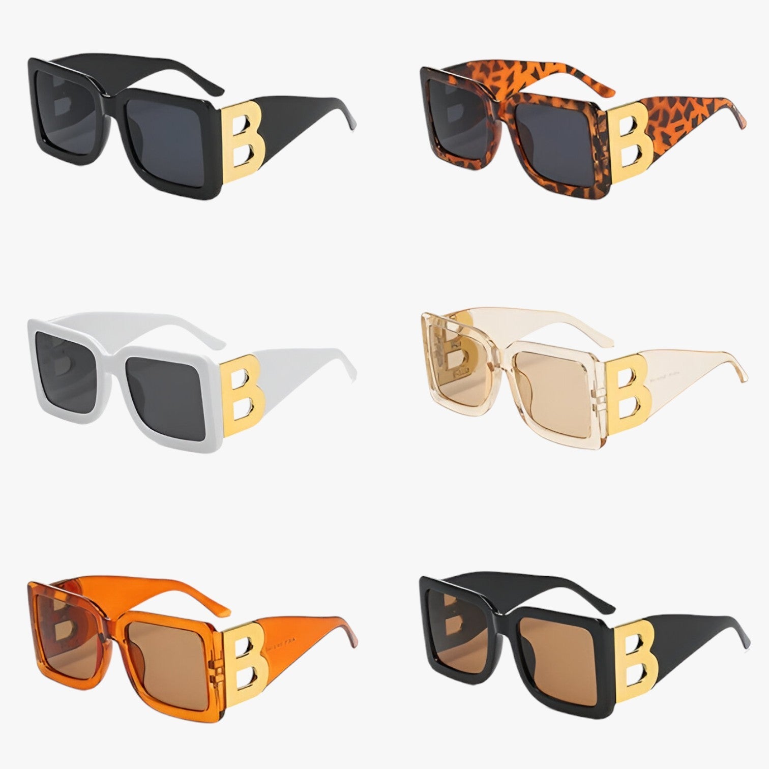 Veda | Stoer og stilfuld - Oversized solbrille med UV400-beskyttelse - - women's fashion - {{ product_tags }