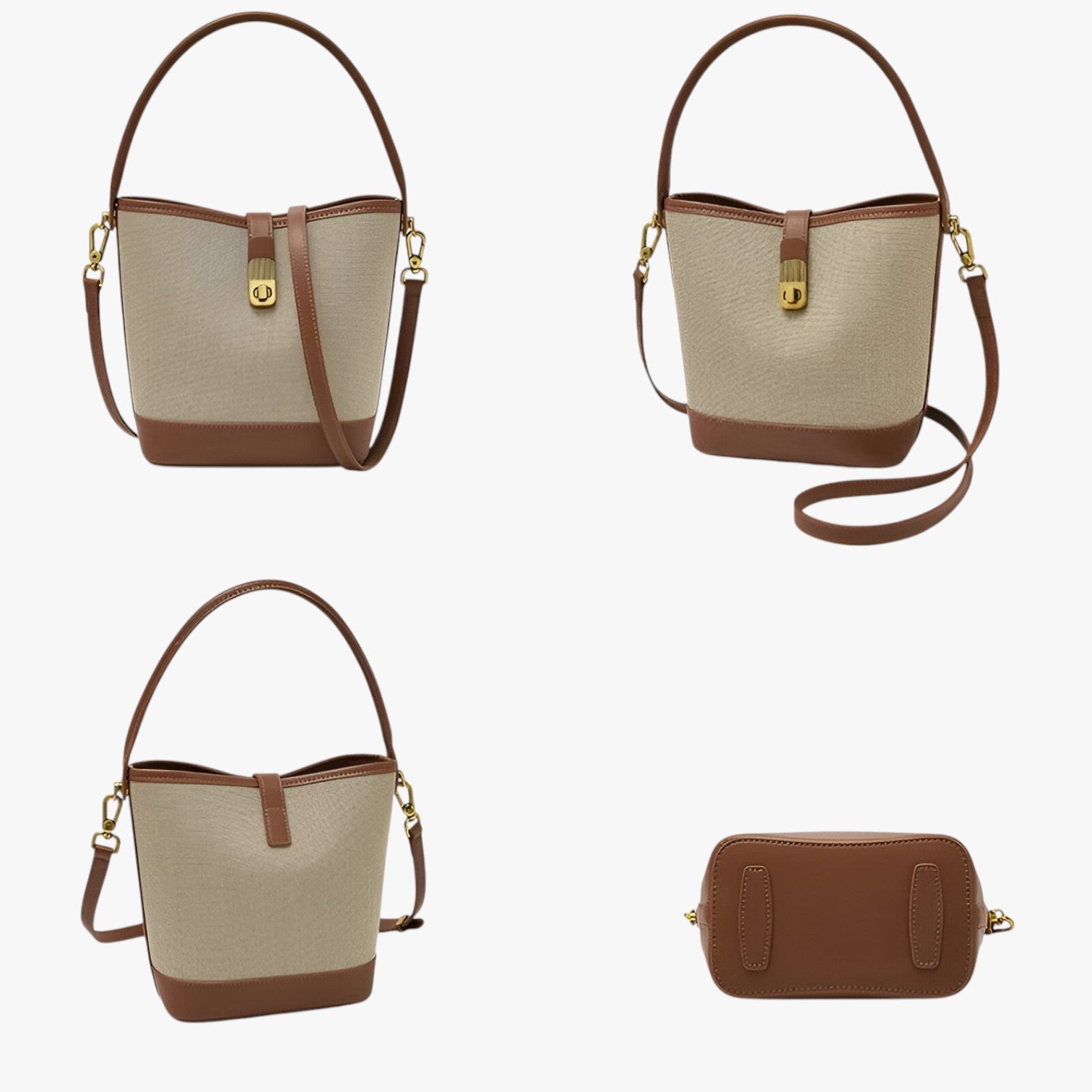 Dylan | Elegant mini crossbody taske i cylindrisk stil - - bags - {{ product_tags }