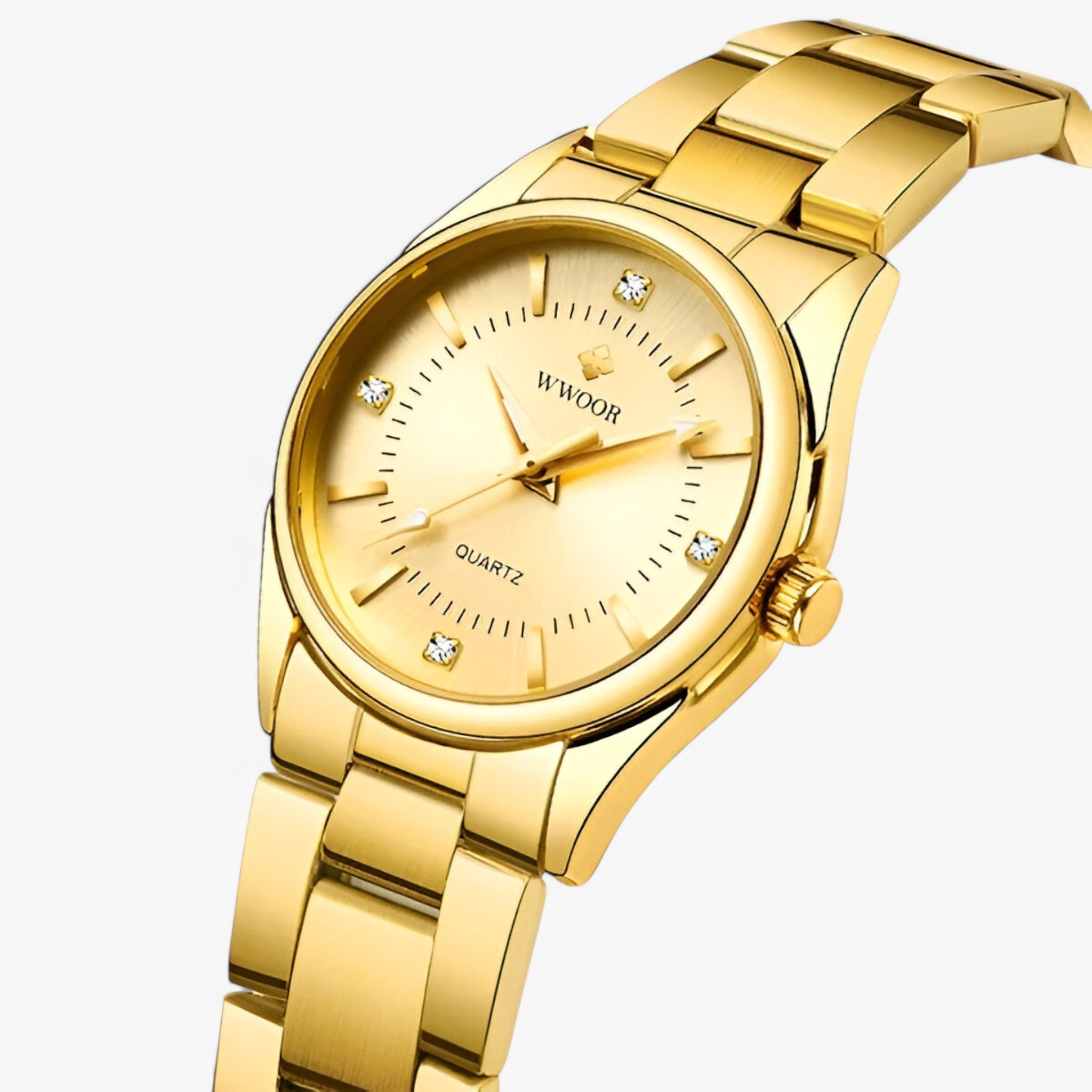 Anna | Klassisk luksus dameur lavet af rustfrit stål med delikat urskive - guld guld - watches - {{ product_tags }