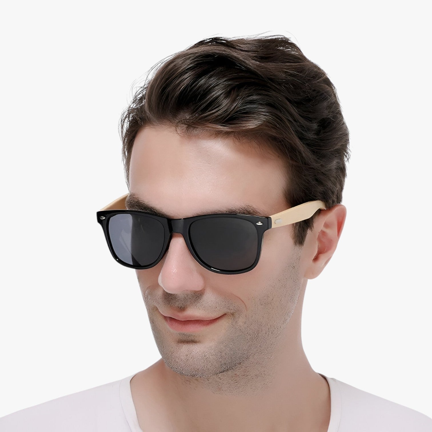 Jamari | Stilfuld træsolbrille – polariseret & UV-beskyttelse - - other - {{ product_tags }