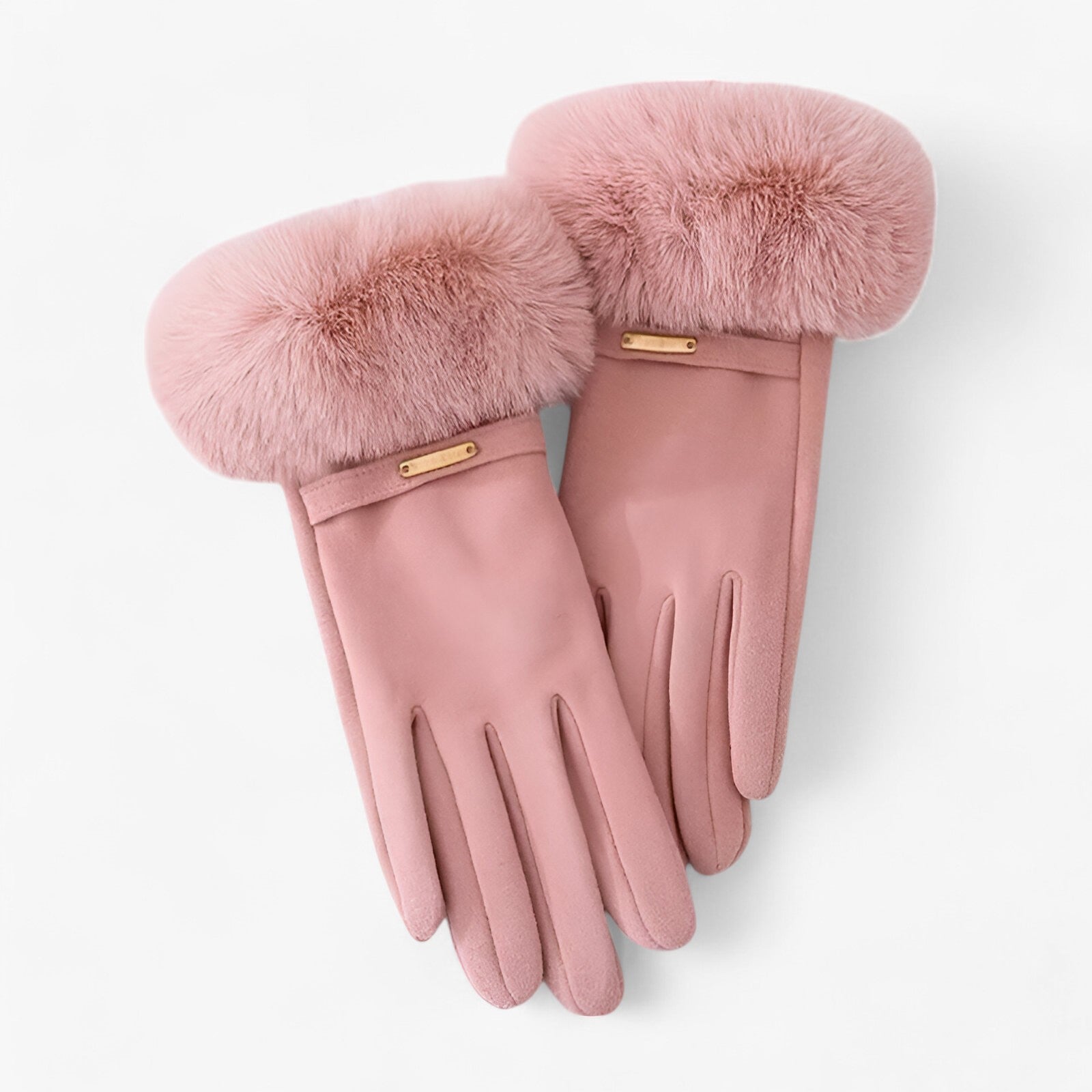 Emma | Elegante Touchscreen Handsker til Kolde Vinterdage - Rosa Én størrelse - winter - {{ product_tags }