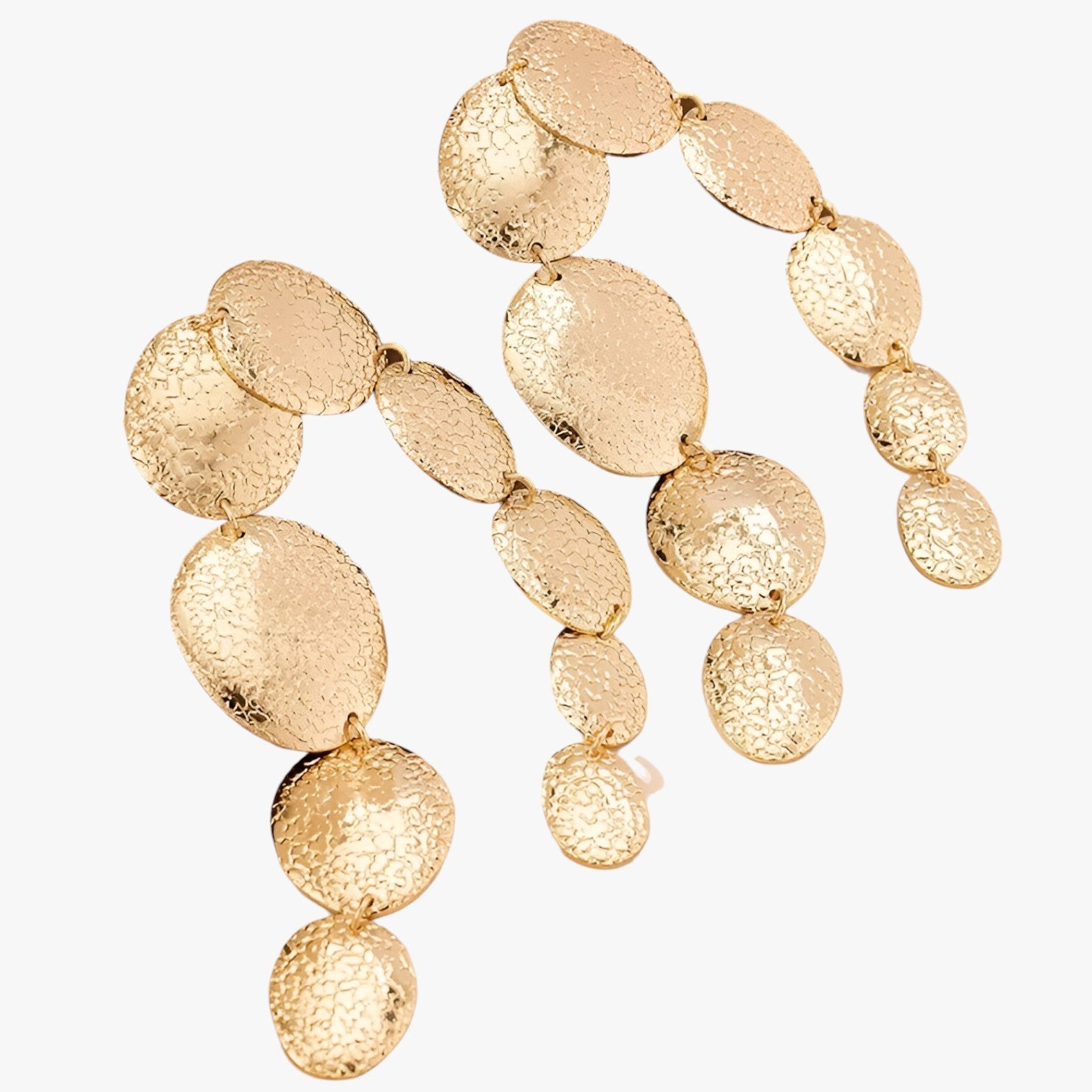 Eloise | Elegante lange geometriske øreringe til kvinder - - women's fashion - {{ product_tags }