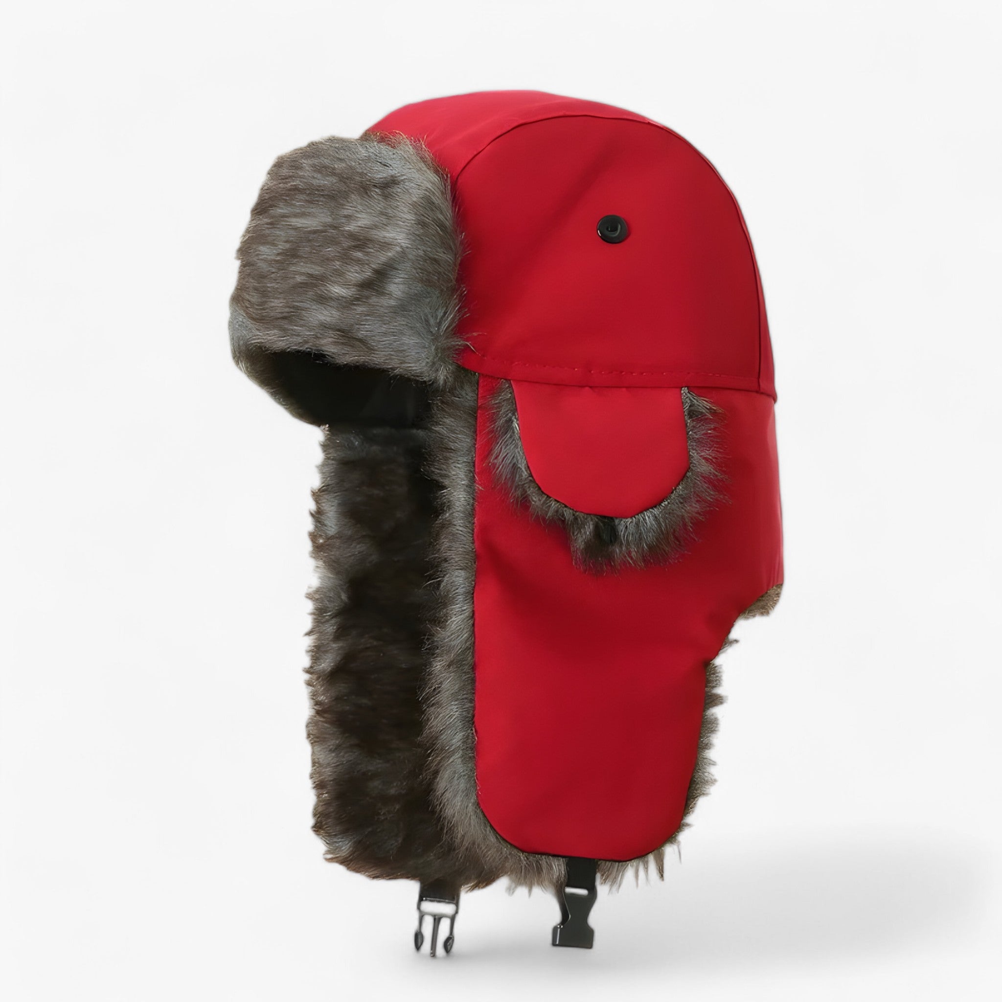 Luces | Varm Russisk Vinterhat - Beskytter Mod Kulde & Vind - Rød Én størrelse - winter - {{ product_tags }