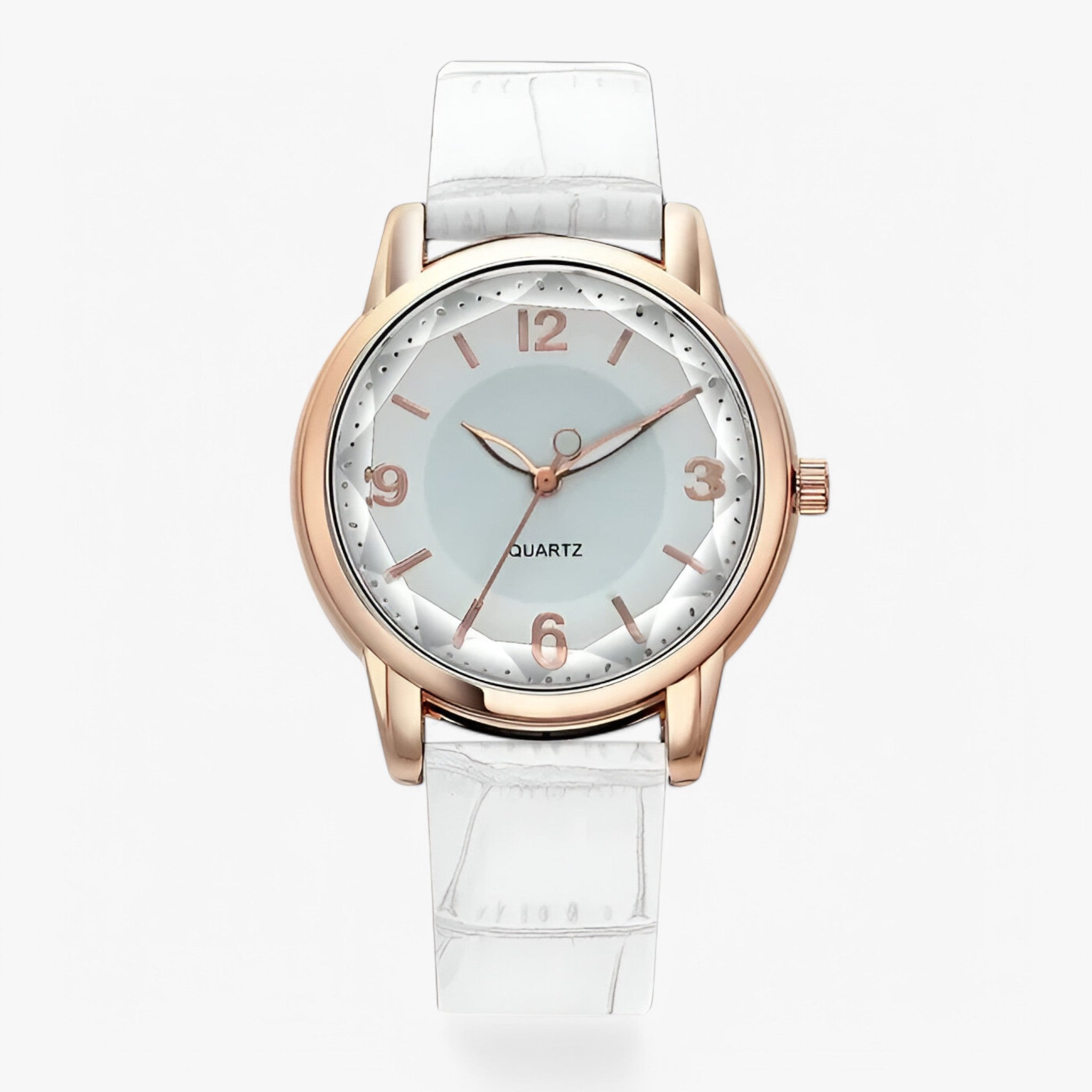 Beatrice | Luksus quartz dameur med elegant design - Hvid - Beatrice | Luksus quartz dameur med elegant design- €25 - {{ product_tags }