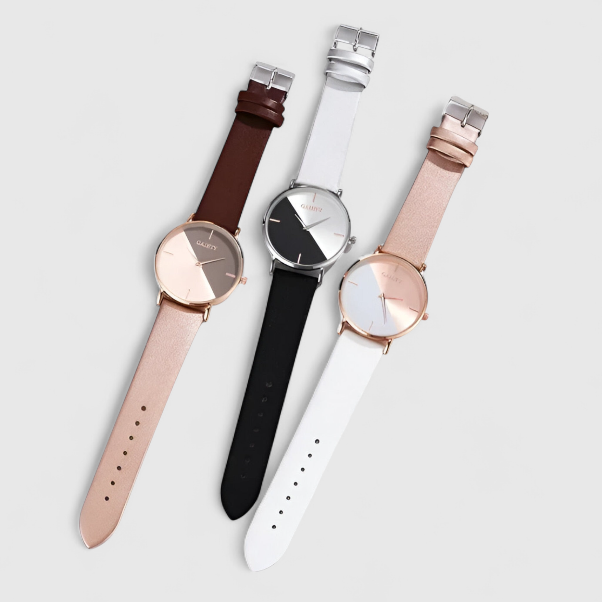 Esme | Elegant tofarvet ur med lænke - - watches - {{ product_tags }