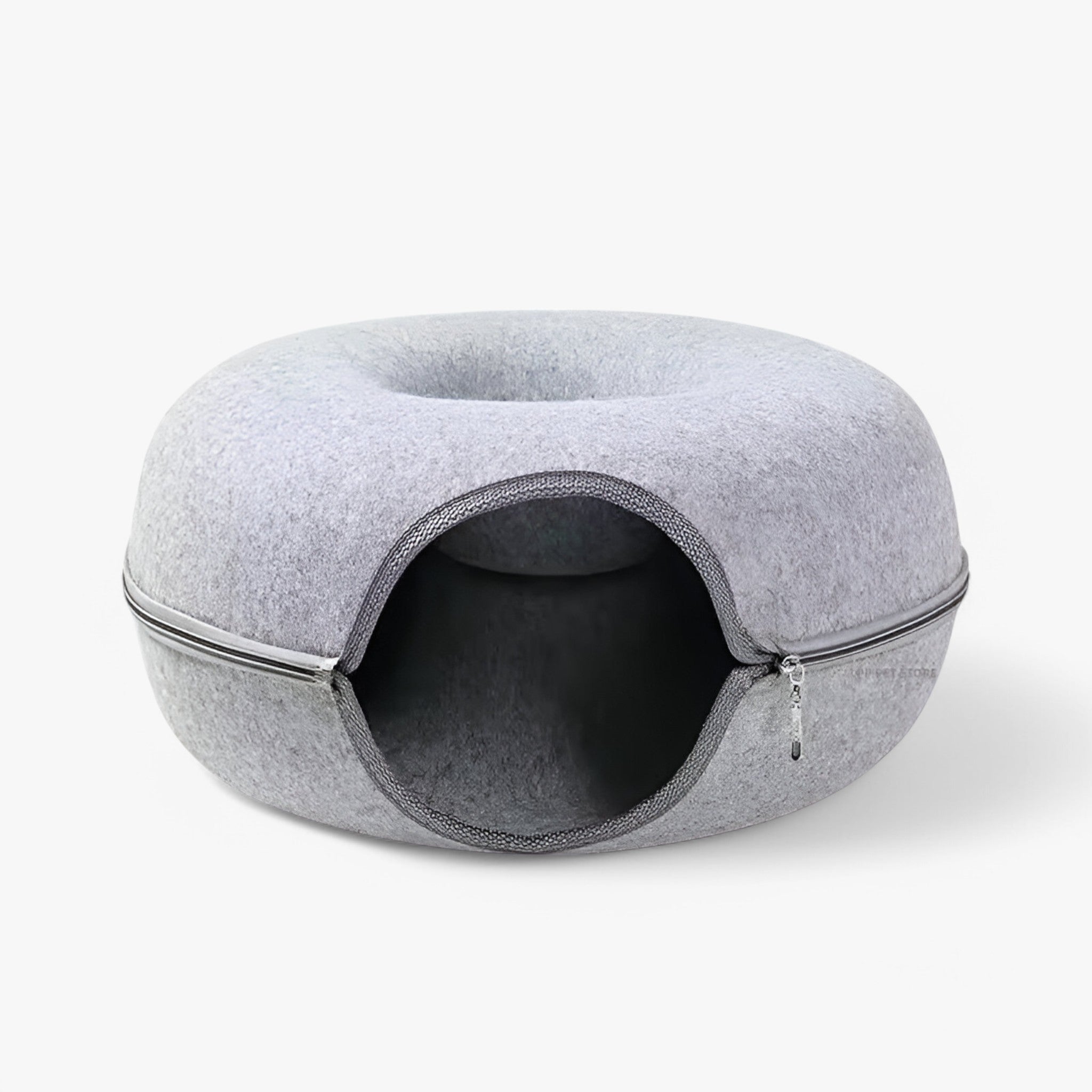 Mia | Interaktiv tunnel lege til katte - Grå - other - {{ product_tags }