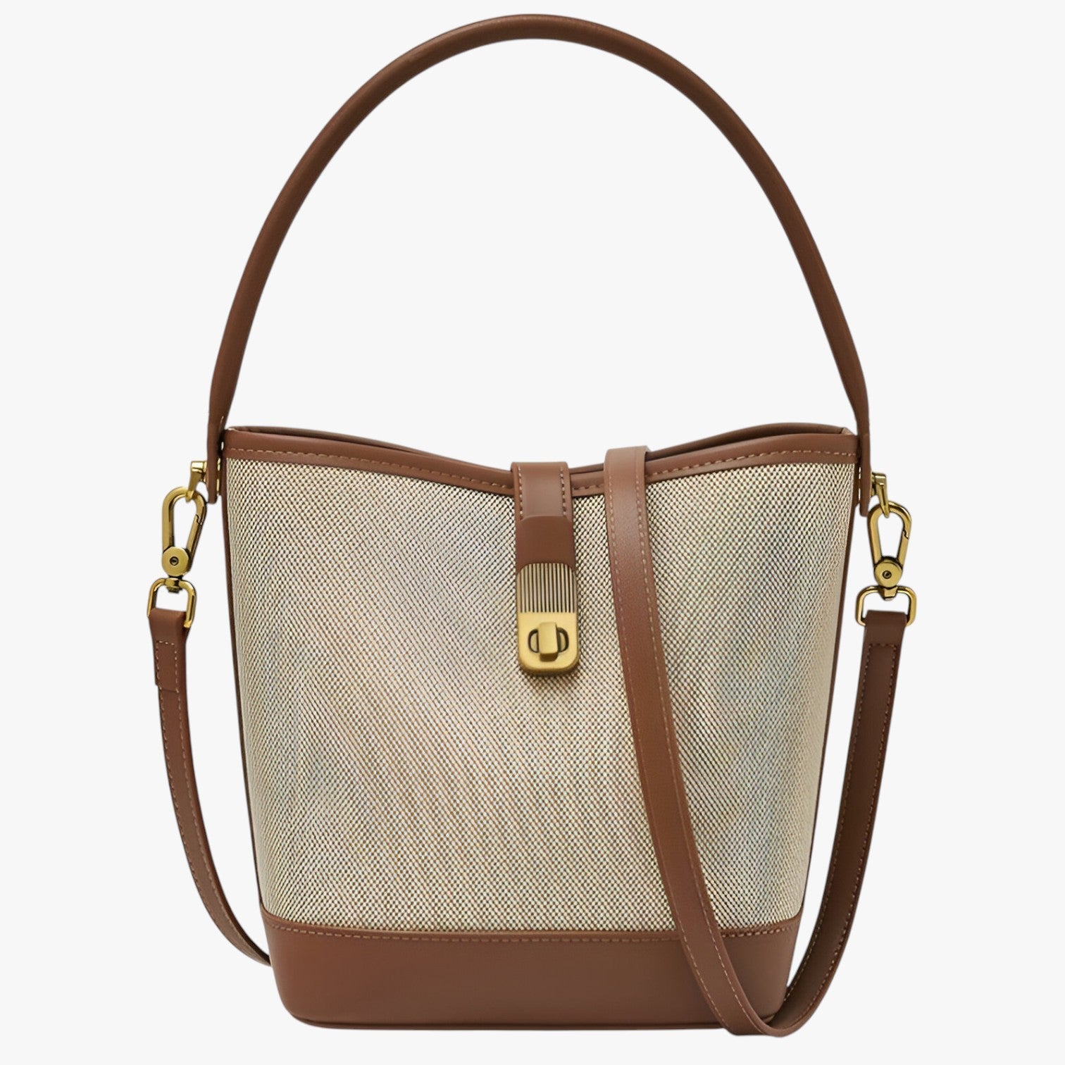 Dylan | Elegant mini crossbody taske i cylindrisk stil - marrone Federazione Russa - bags - {{ product_tags }