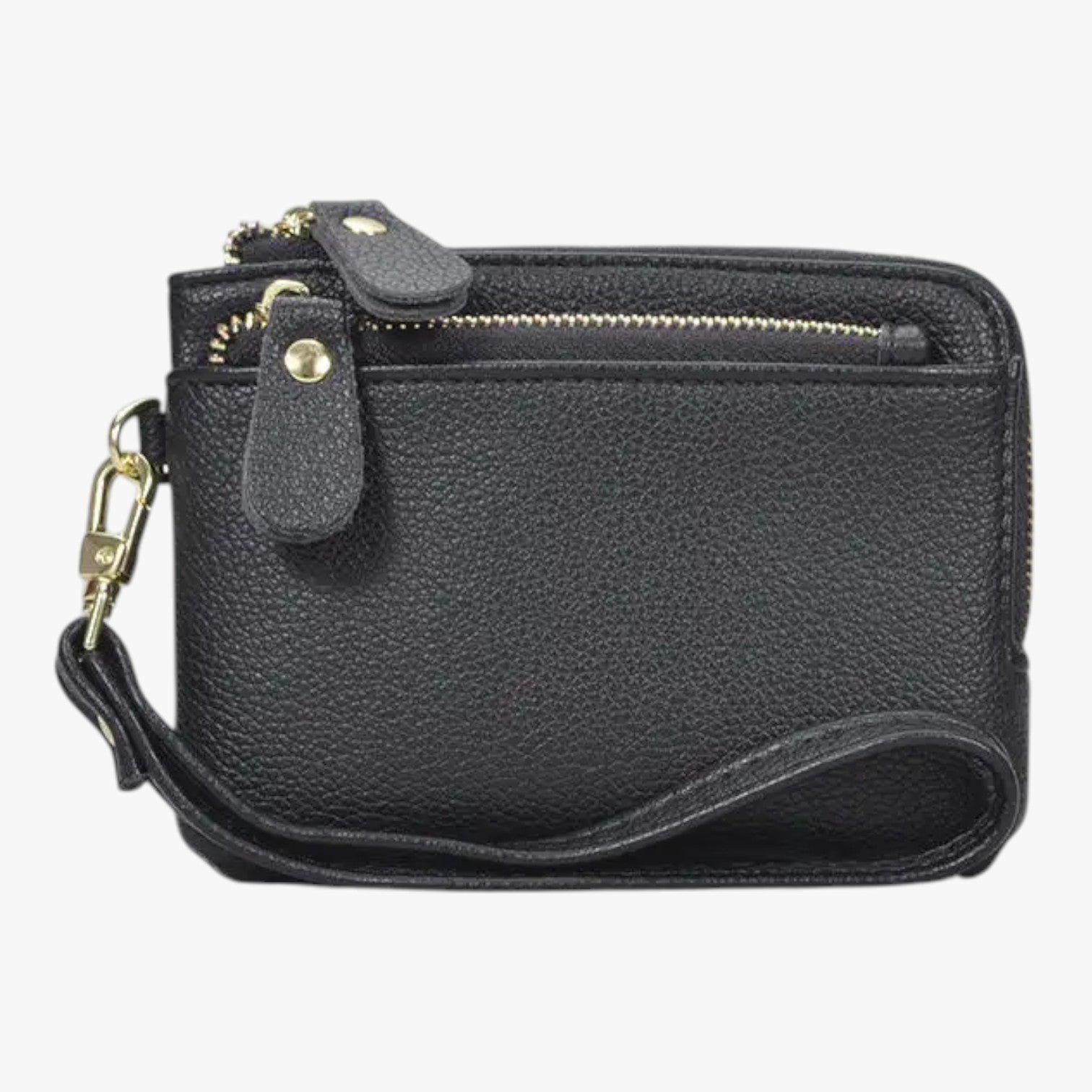 Frances | Multifunktionelt modepapirlomme med nøglering - sort - Frances | Multifunktionelt modepapirlomme med nøglering - €25 - {{ product_tags }