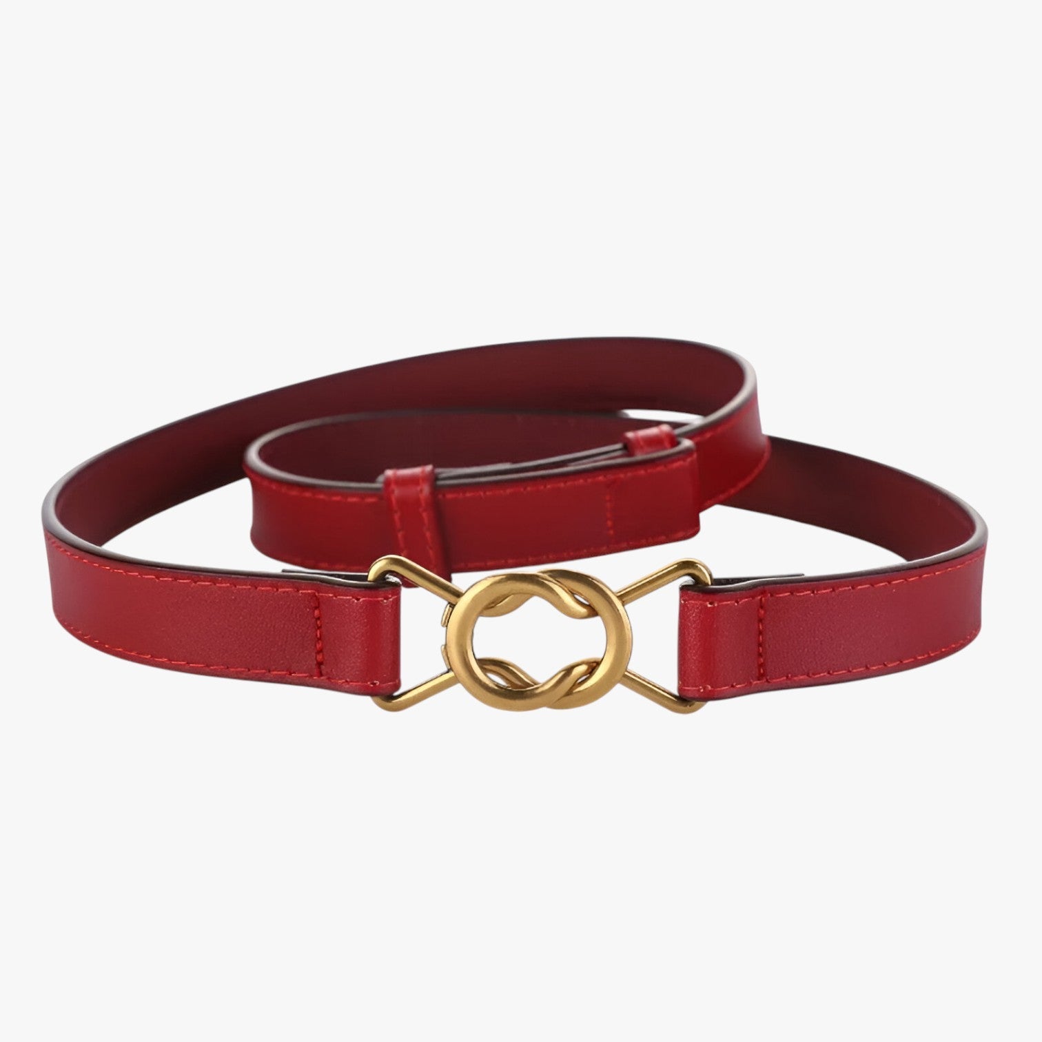 Lorelei | Elegant justerbar talje uden huller - rød 95cm - men's fashion - {{ product_tags }