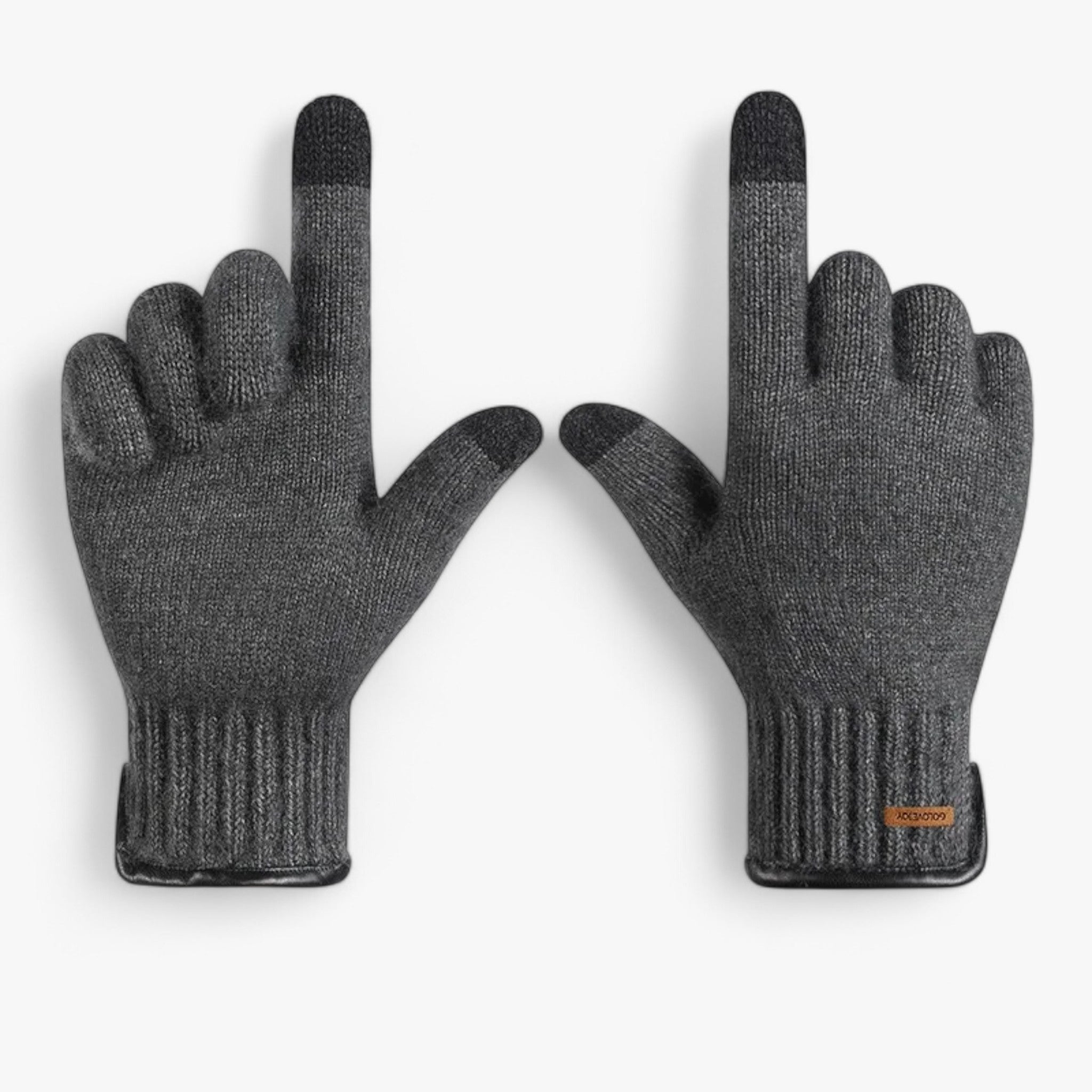 Lacus | Vinterhandsker til Mænd - Varme & Stilfuld Komfort - 002Grå Én størrelse - winter - {{ product_tags }