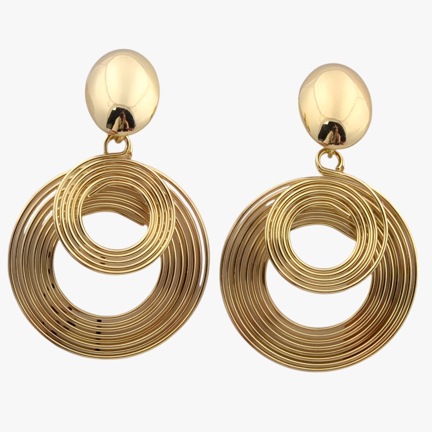 Cheryl | Geometriske oversized øreringe: moderne elegance, der lyser op i dit look - Guld - women's fashion - {{ product_tags }