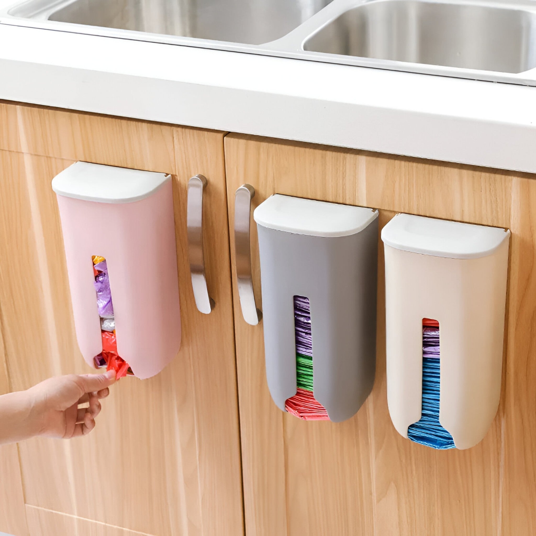 Køkkenregal | Opbevaringskasse til plastposer - Væghængt organizer - - house & garden - {{ product_tags }