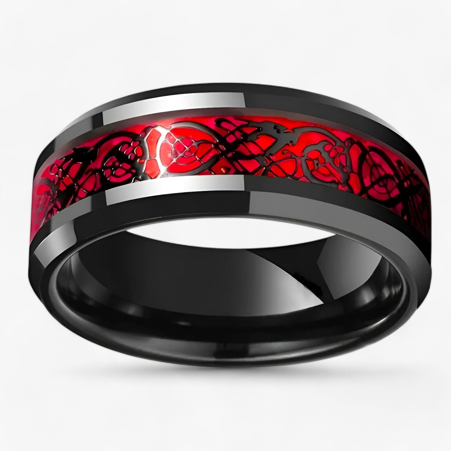 Lyra & Aidan | Keltisk kærlighedsring-sæt med hjerte sten - - other - {{ product_tags }