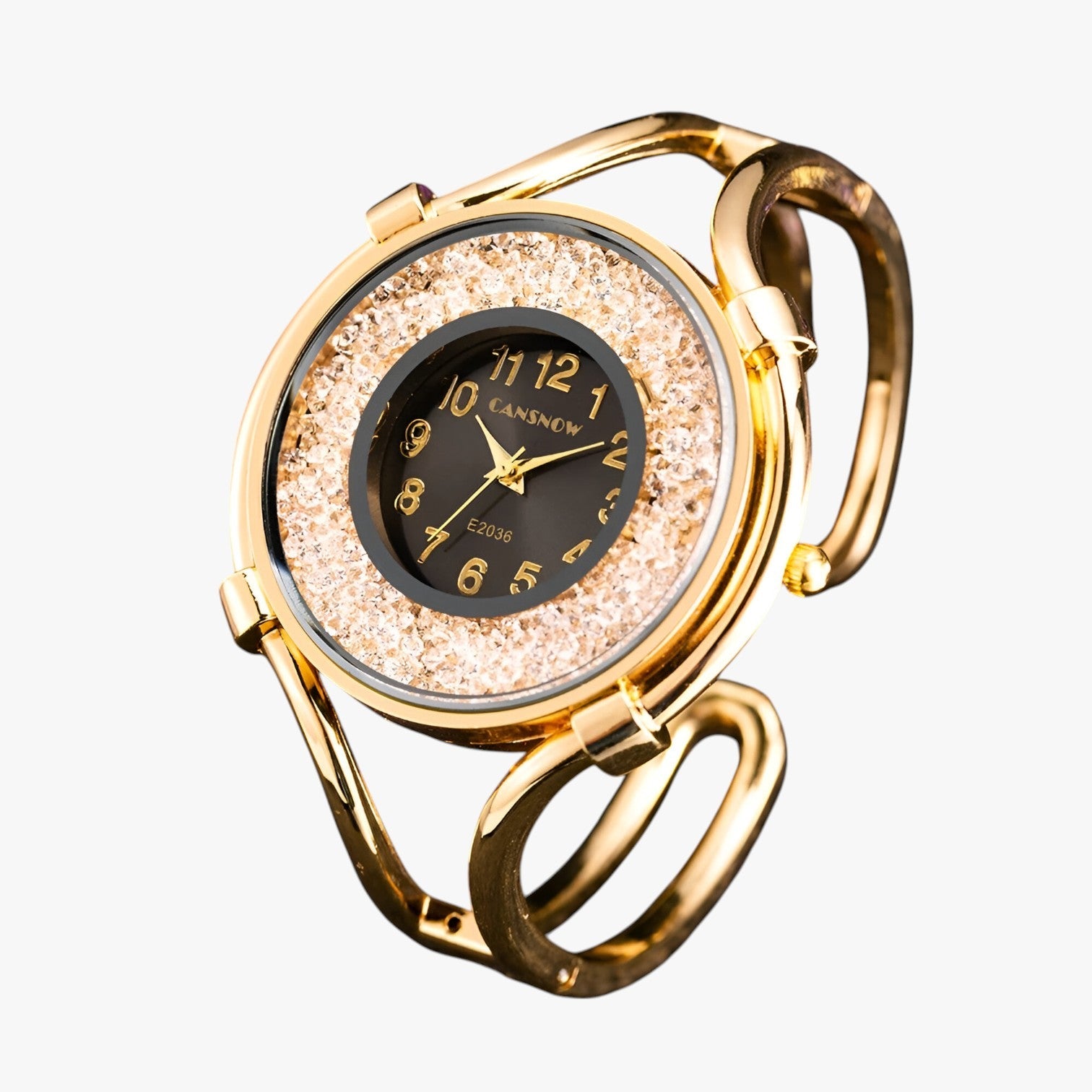 Iris | Sæt af Damur med Elegant Armbånd - Sort Guld - watches - {{ product_tags }