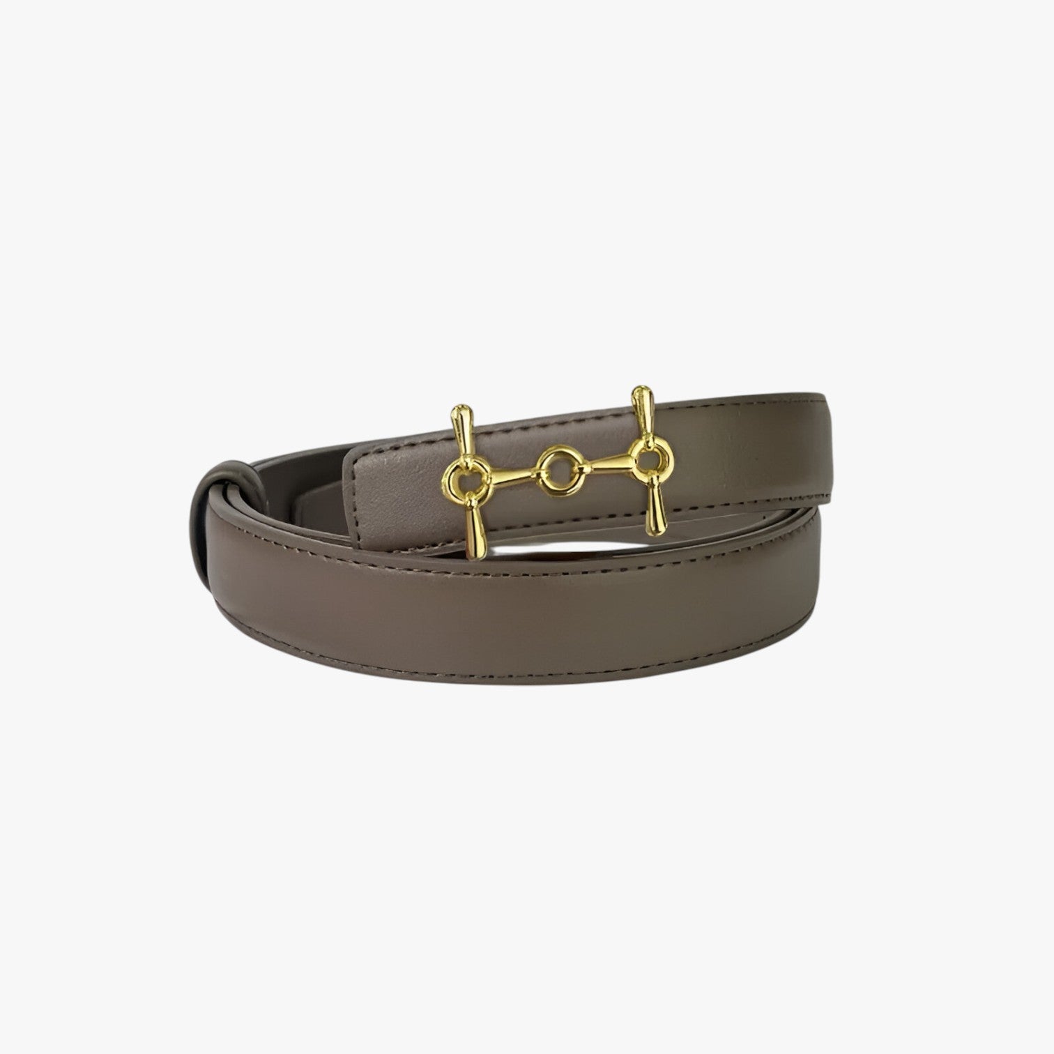 Wrenley | Stilfuld læderbælte – tidløs design og perfekt pasform - grå 110cm - men's fashion - {{ product_tags }