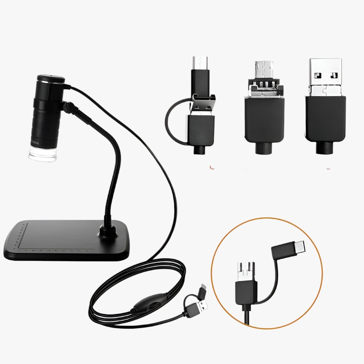 Jaxson | 1000X 3-i-1 digitalt mikroskop – Altid præcis visning - - gadgets - {{ product_tags }