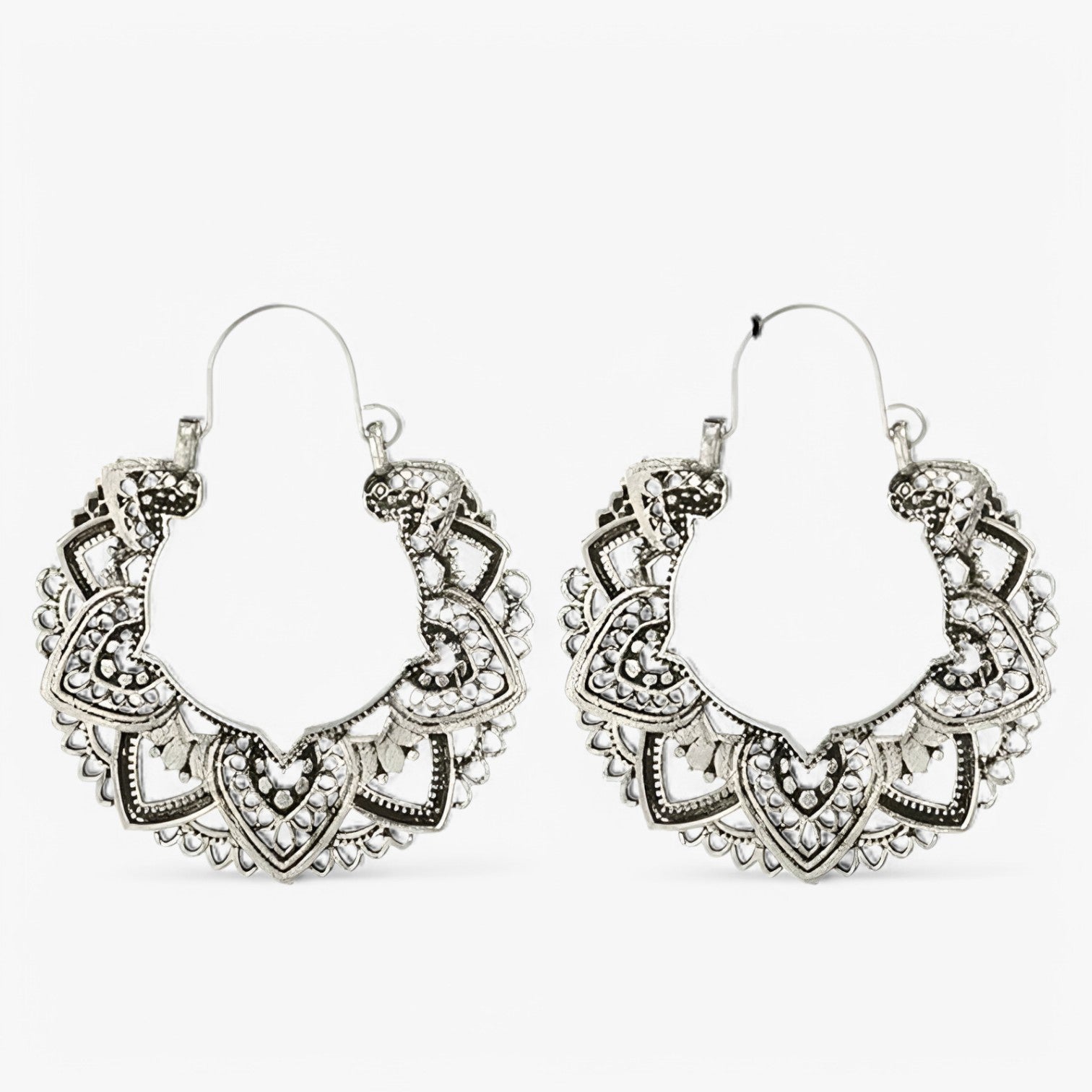 Jeanette | sølvfarvede øreringe – tidløs elegance til enhver lejlighed - - women's fashion - {{ product_tags }