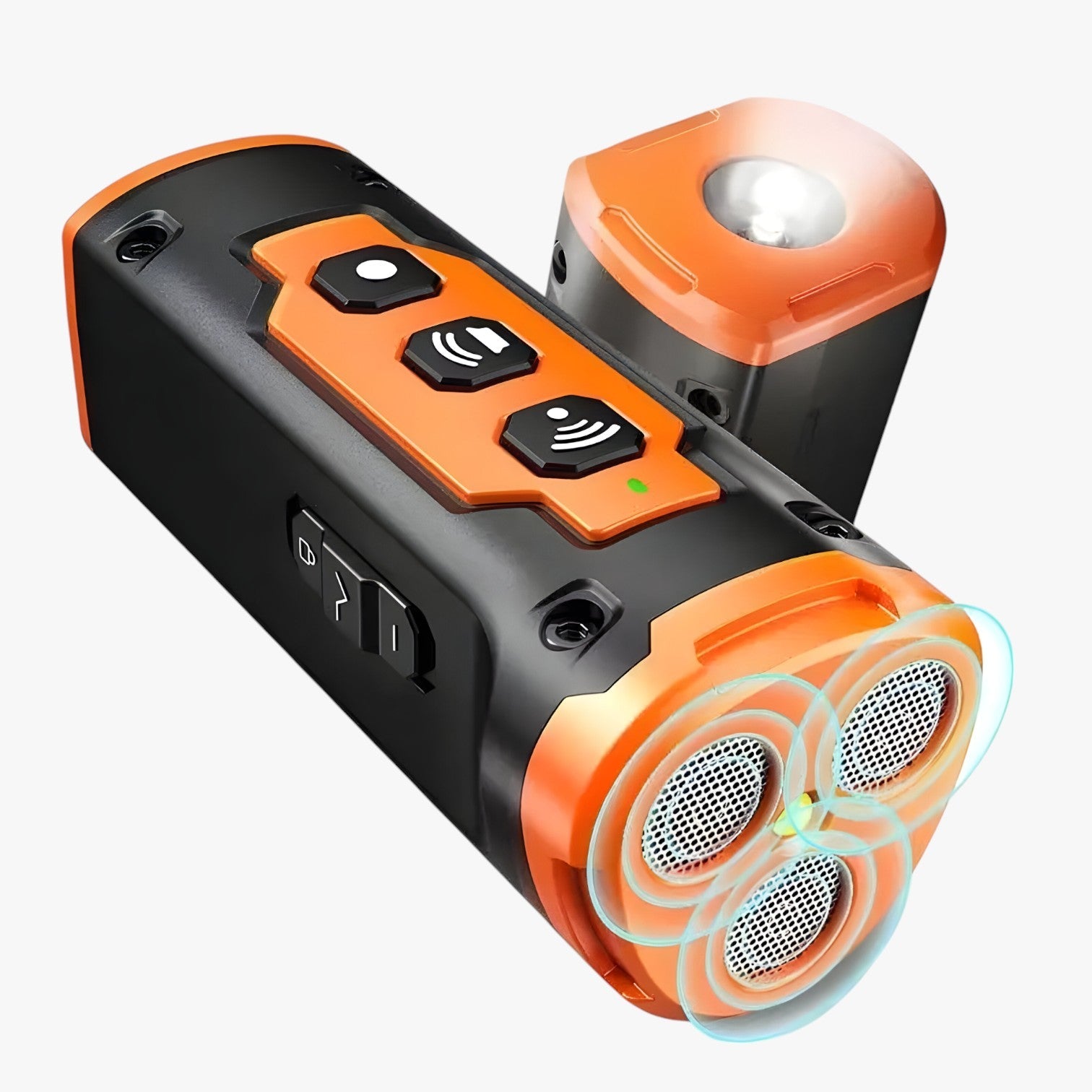 Amos | Ultrasound anti-barking device – genopladelig med LED-lommelygte - Orange - Amos | Ultrasound anti-barking device – genopladelig med LED-lommelygte - €25 - {{ product_tags }
