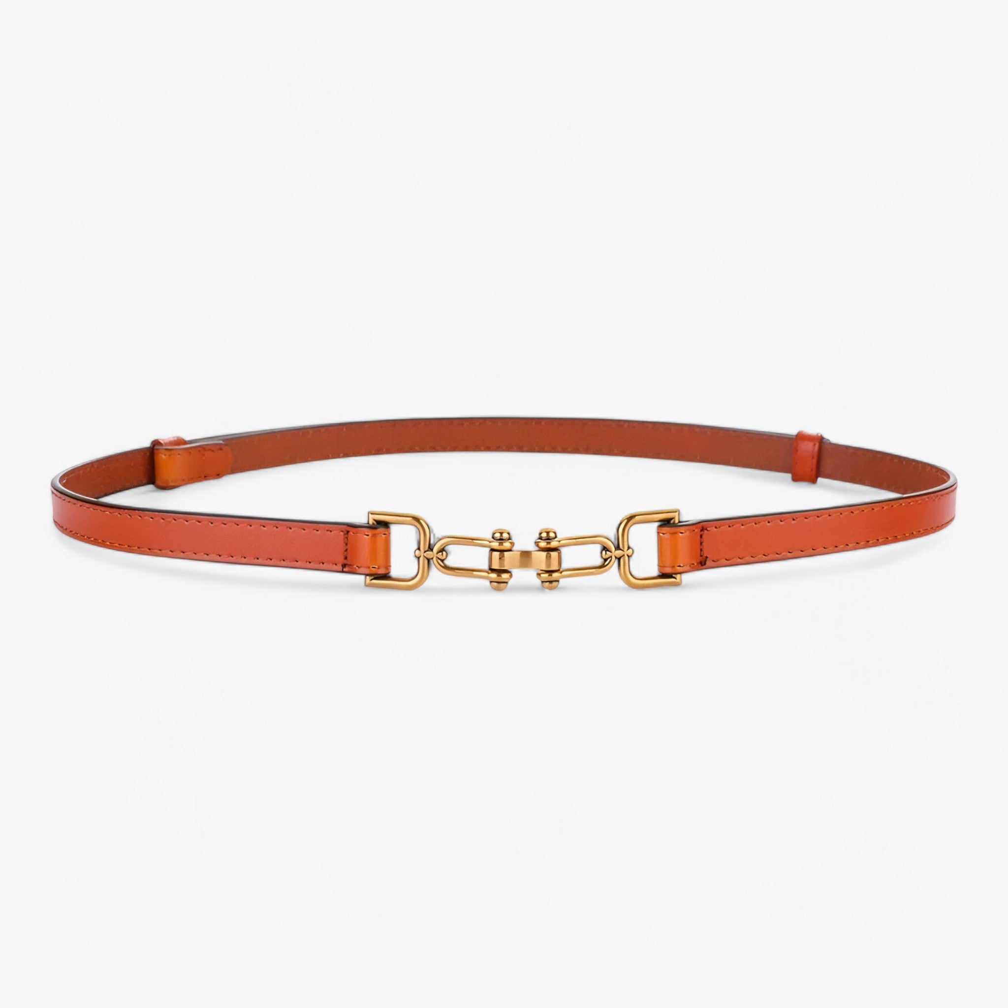 Amelia | Damebælte - Elegant og bæredygtig - Kastanje 95 CM - women's fashion - {{ product_tags }