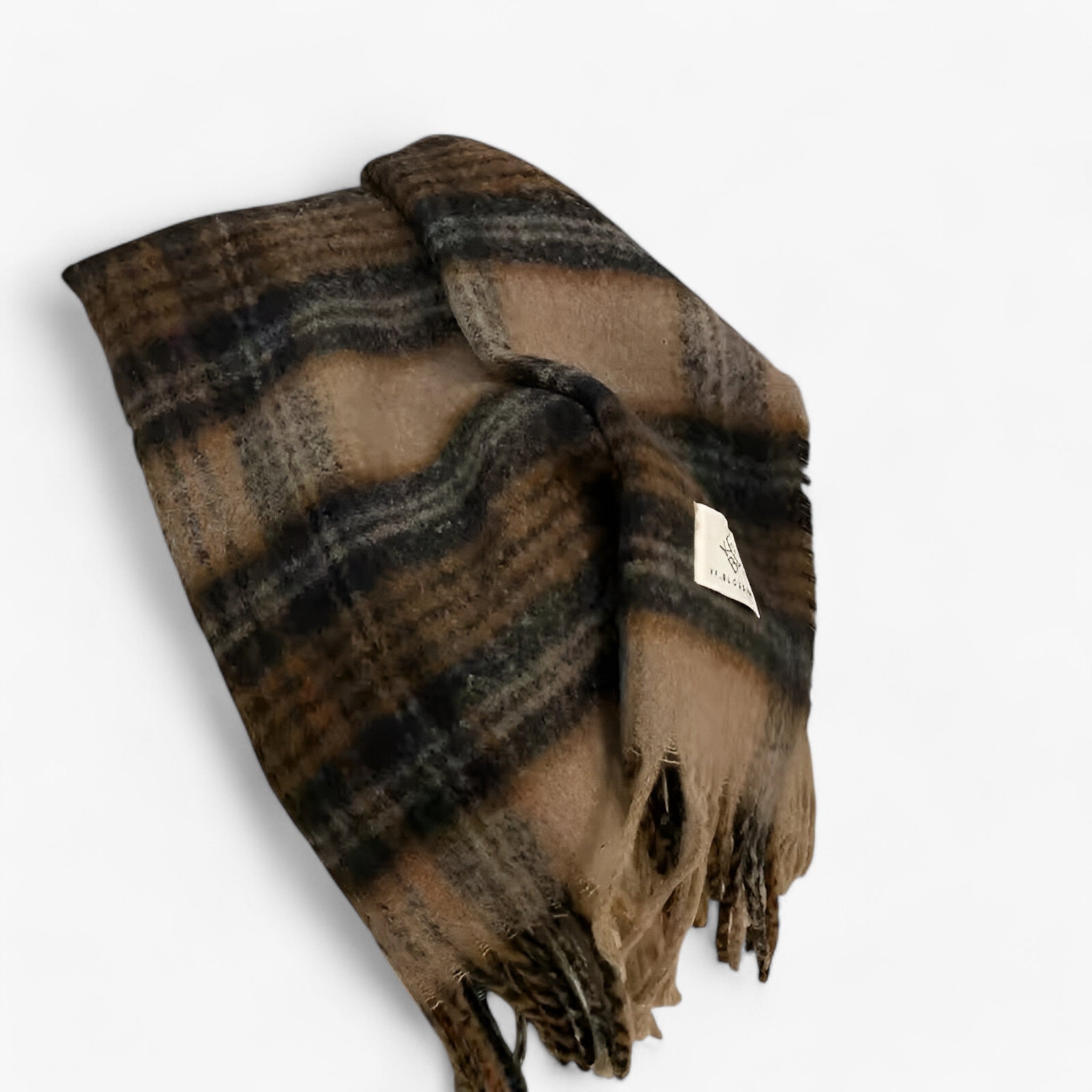 Liv | Varme Mohair Tjekket Sjal – Stilig & Komfortabel - - winter - {{ product_tags }