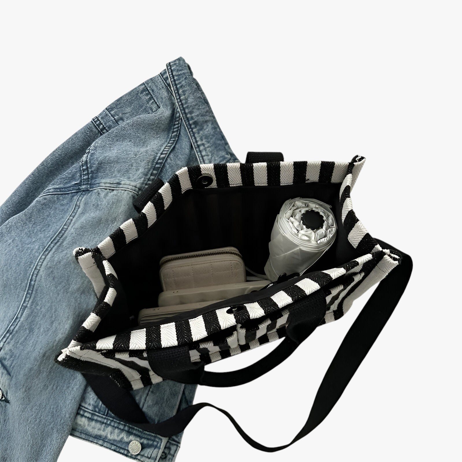 Aurora | Rumlig canvas skuldertaske til dag og rejser - - bags - {{ product_tags }