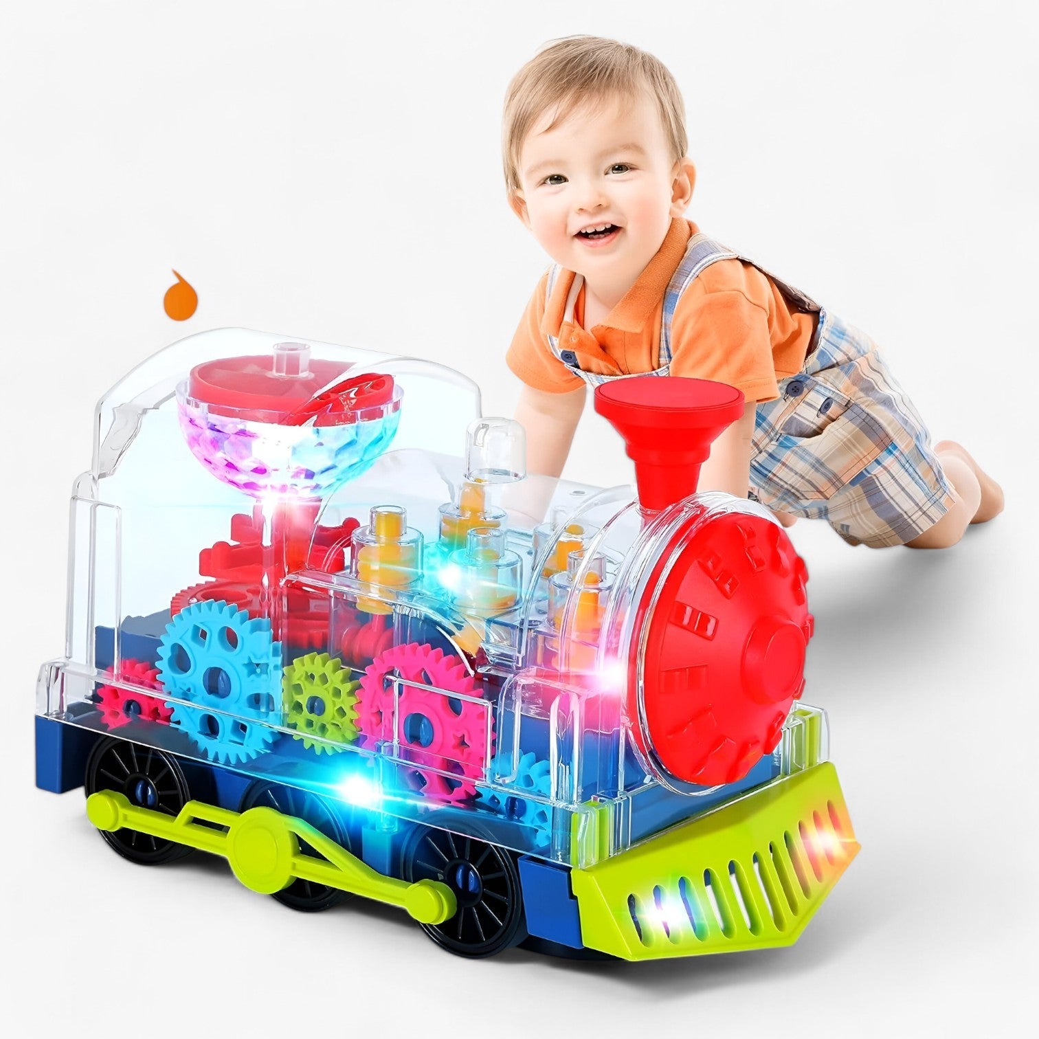 Legende Elektrisk Tog – Lys, Musik og Læringsmæssig Sjov for Børn - - baby - {{ product_tags }