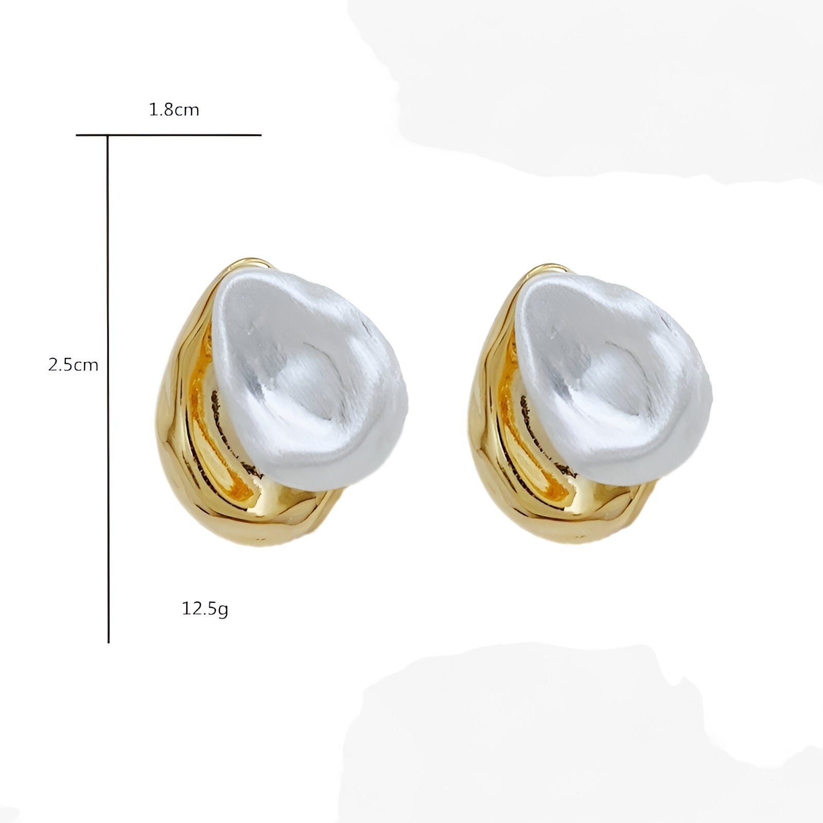 Jocelyn | Metaløreringe til kvinder - stilfulde festgaver med ryg-til-front-design - - women's fashion - {{ product_tags }