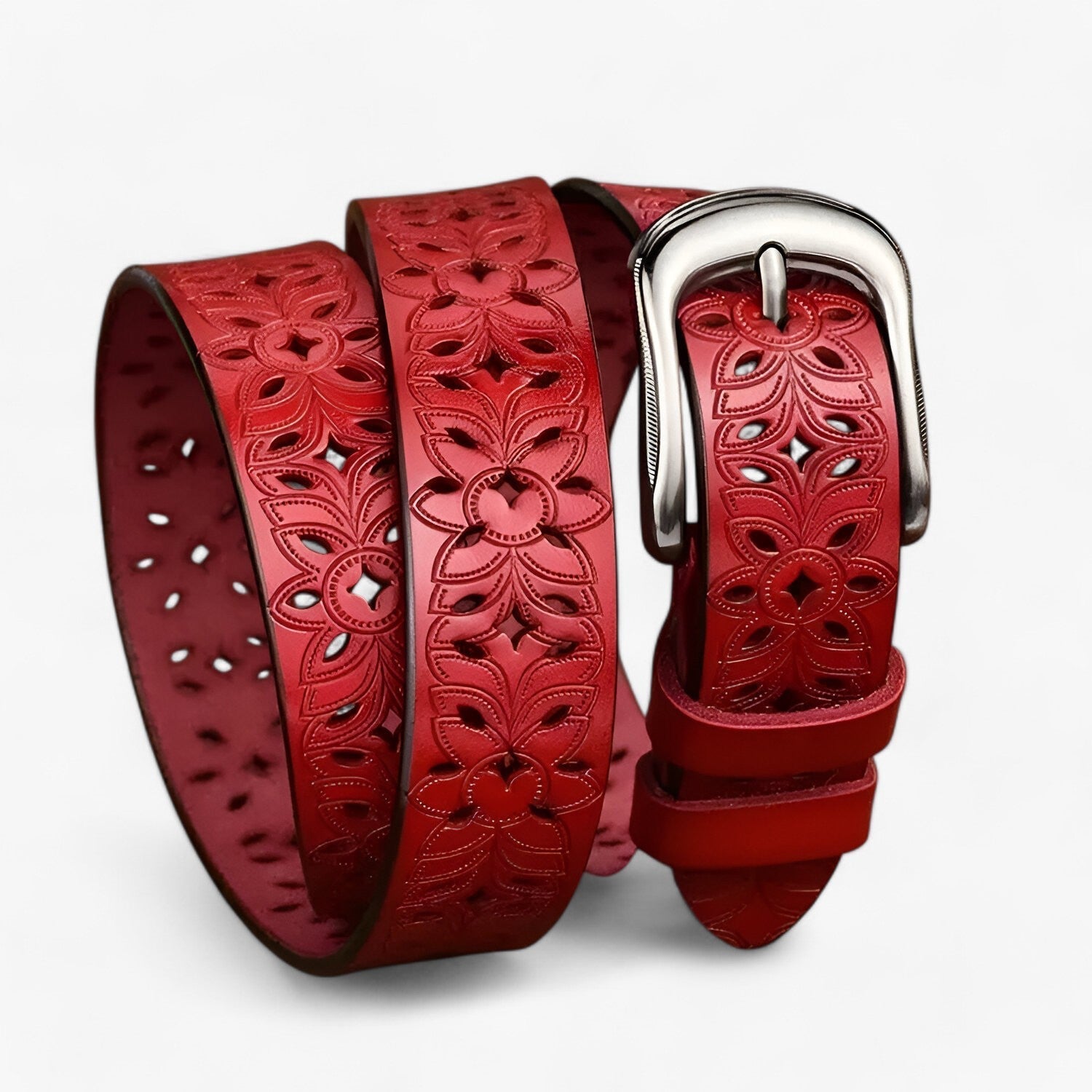 Janice | Nyt læderbælte - Elegant og slidstærkt i læder - - women's fashion - {{ product_tags }