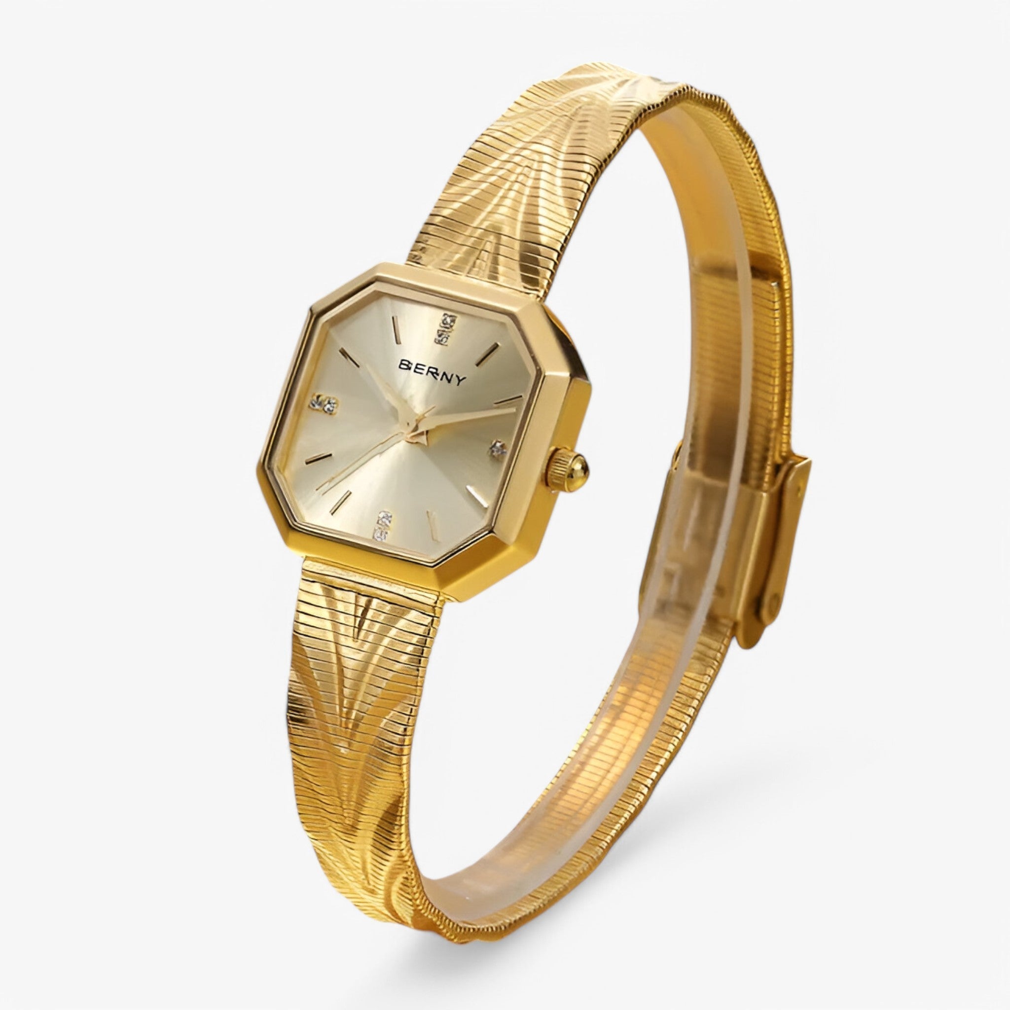 Elisa | Luksus ottekantet guldur - - watches - {{ product_tags }