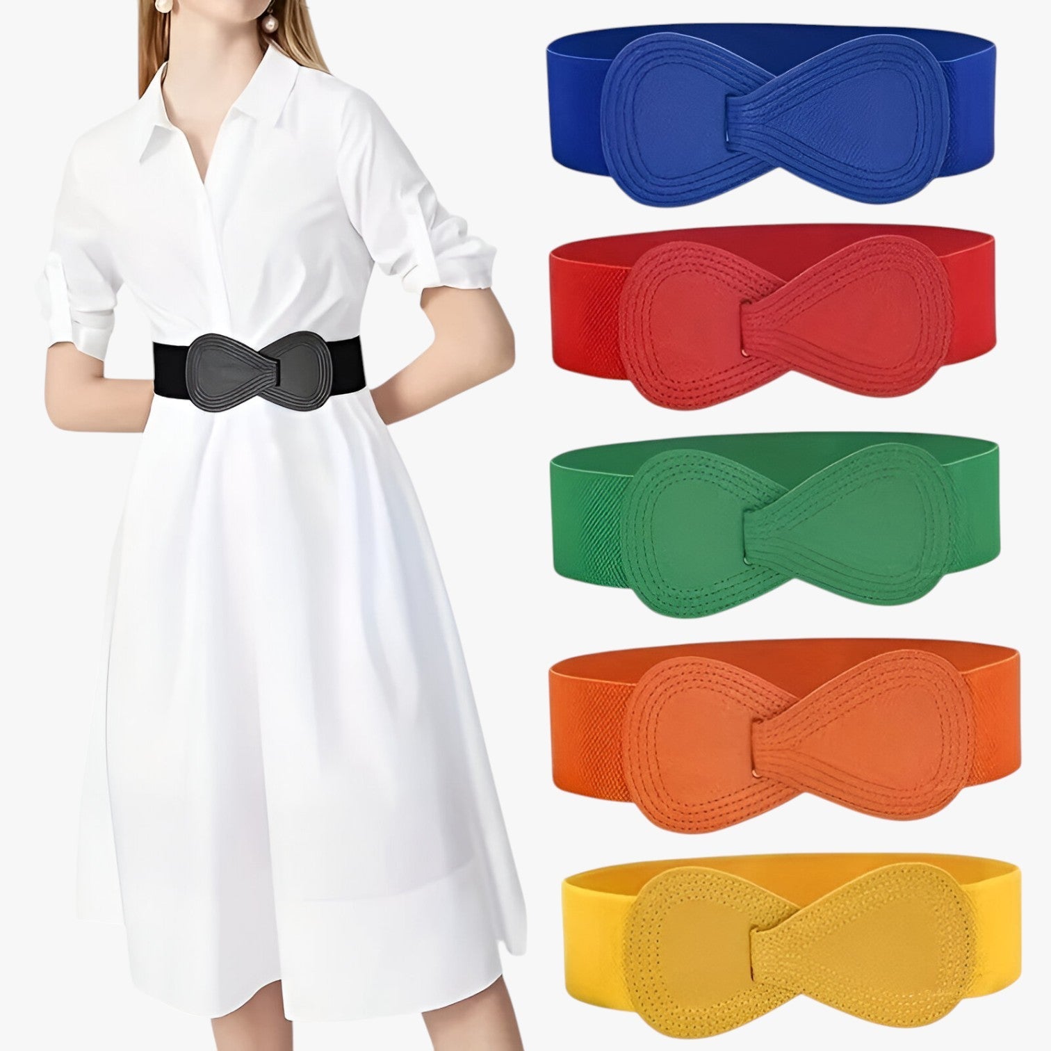 Cora | Stilfuld dameskjole - komfortabel pasform og flatterende talje - - women's fashion - {{ product_tags }