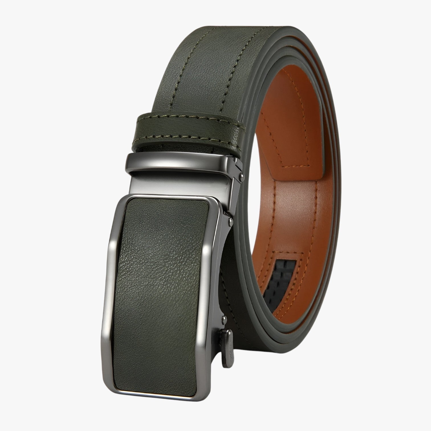 Colson | Herre bælte med automatisk spænde - Stil og komfort til hverdag - Grøn - men's fashion - {{ product_tags }