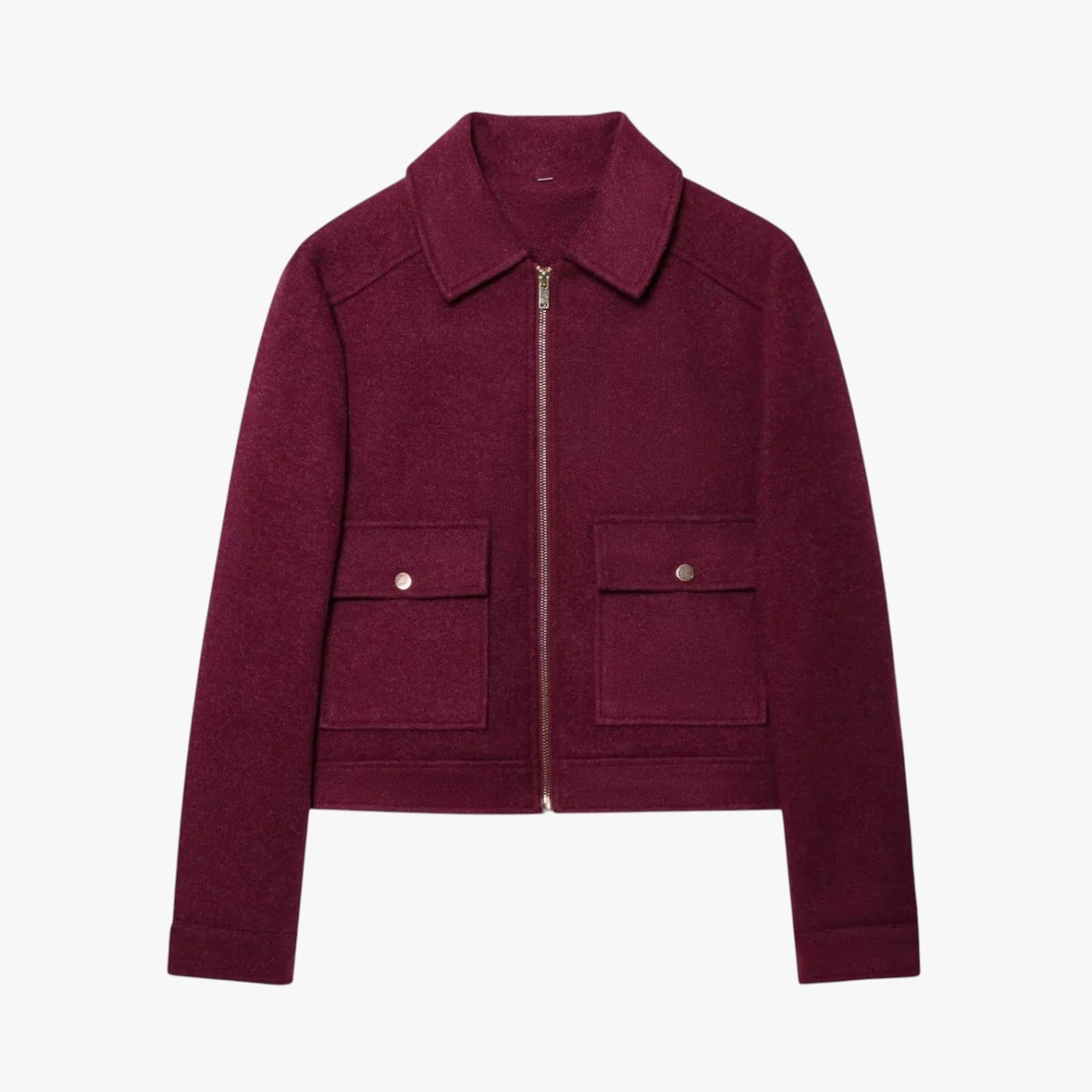 Alison | Elegant vinterjakke til vejen: varm, praktisk og med lommer - vinrød - Alison | Elegant vinterjakke til vejen: varm, praktisk og med lommer - €25 - {{ product_tags }