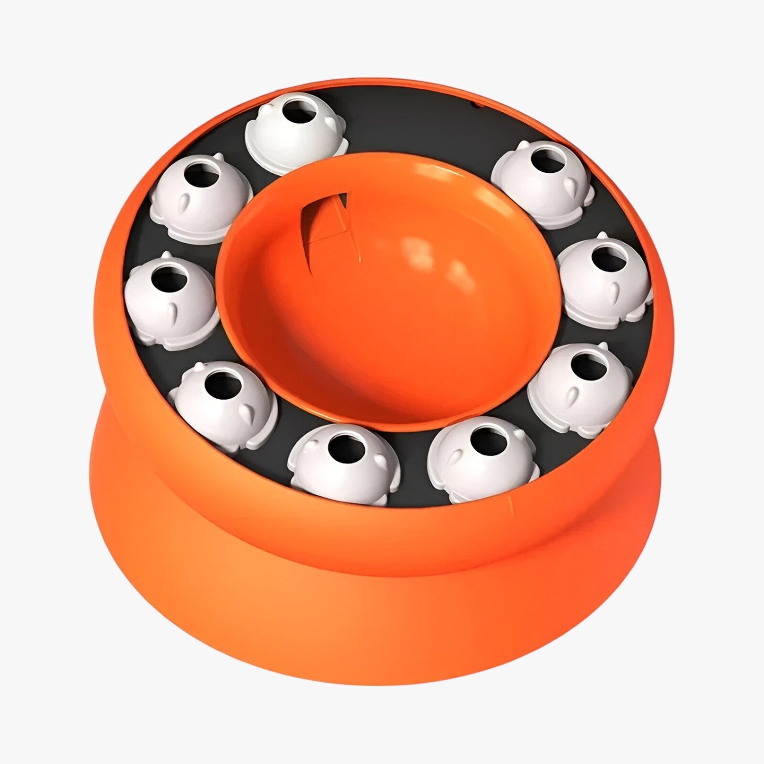 Matthew | Skål Puzzle Skrå til Katte Langsom og Sjov Madspisning - Orange - other - {{ product_tags }