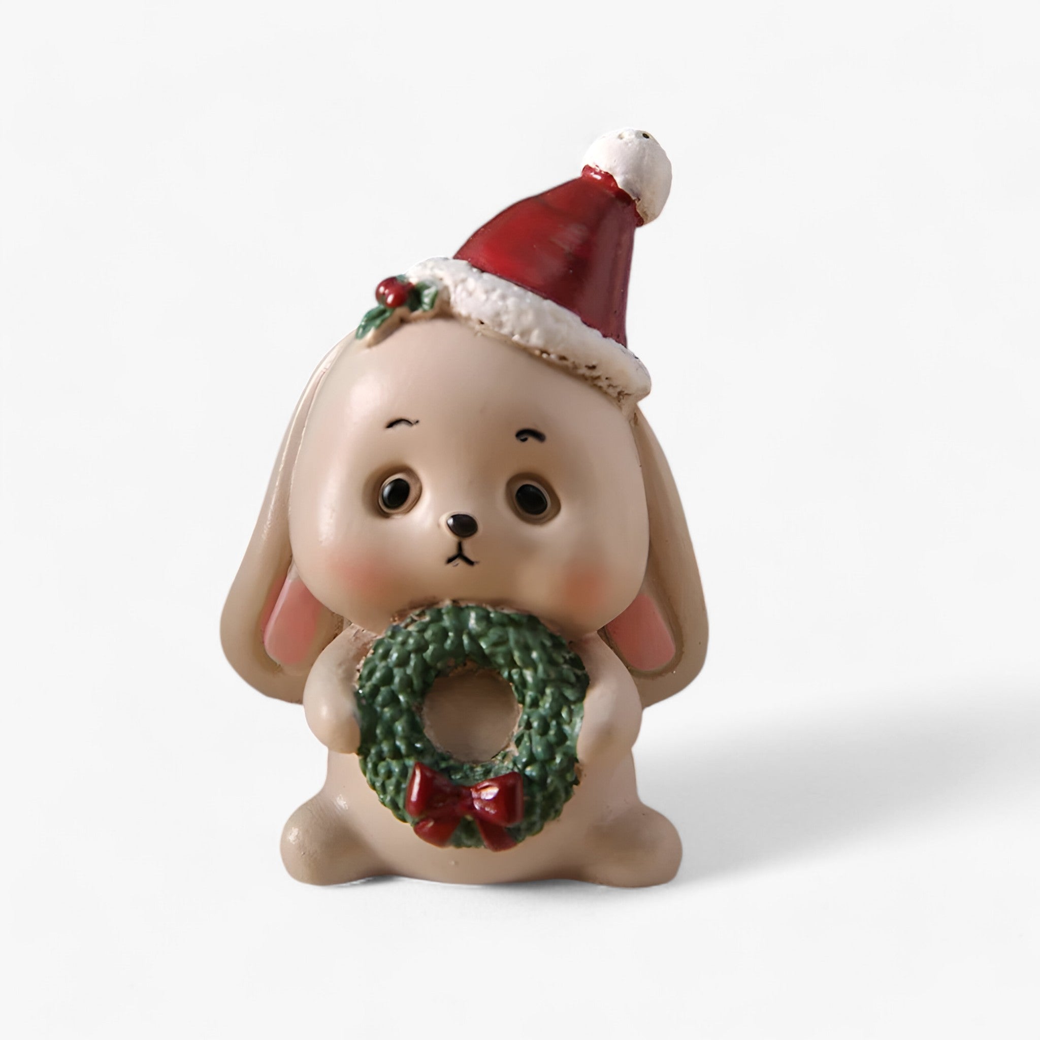 Kerstgeist | Mikro Landskab Juldekorationer - Tilføj et sødt præg til dit skrivebord og bil - Kanin - christmas - {{ product_tags }