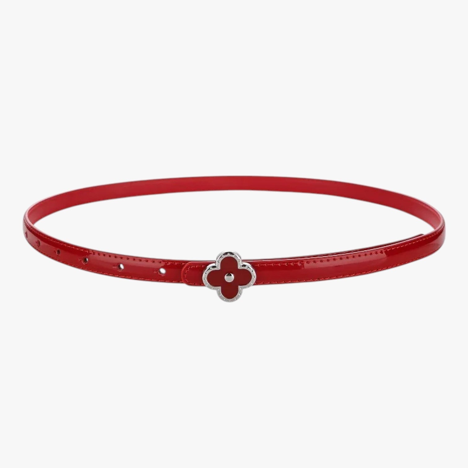 Lilly | Tynd talje i ægte læder til elegante outfits - rød 100cm - Lilly | Tynd talje i ægte læder til elegante outfits - €25 - {{ product_tags }