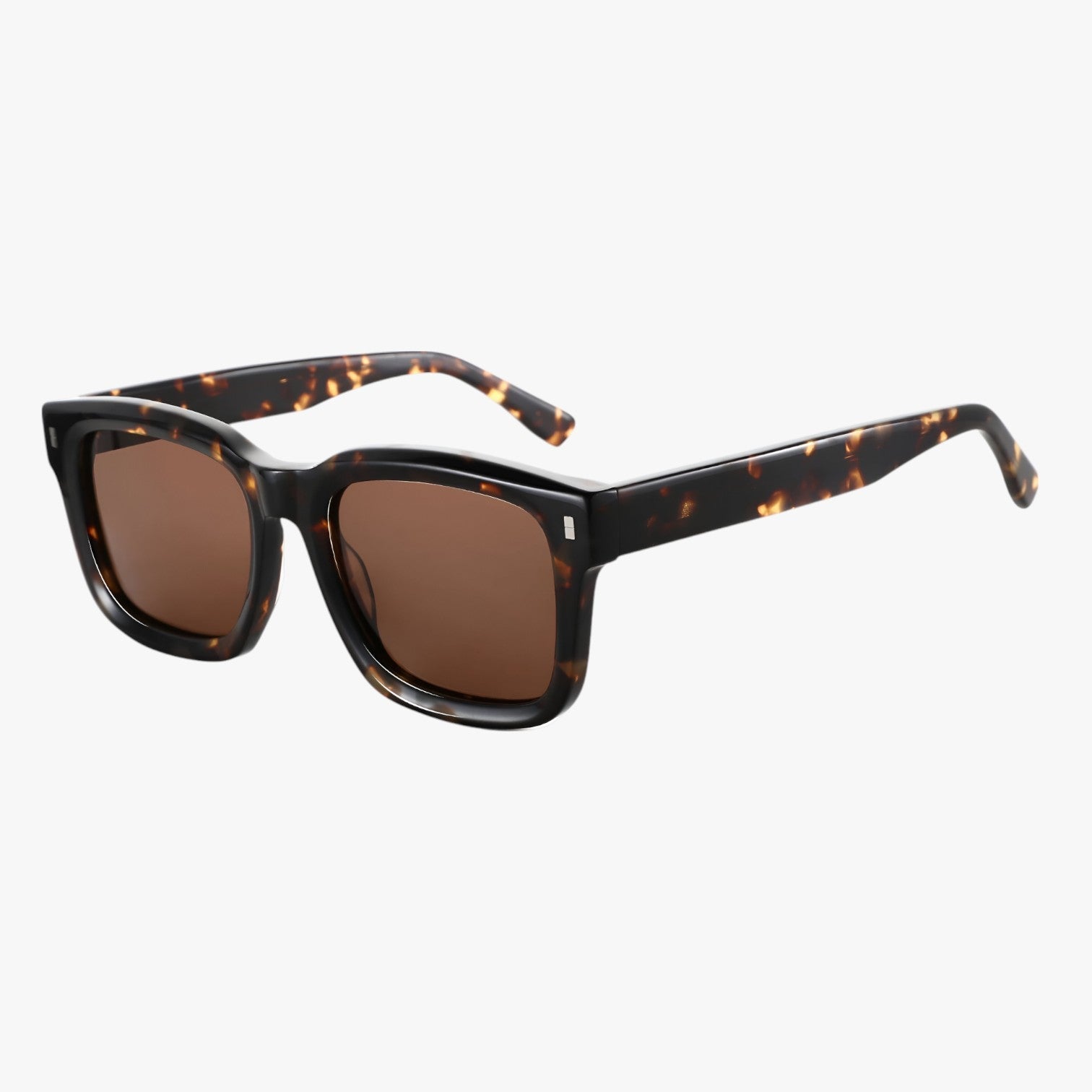 Enrique | Trend gepolariseret acetat solbrille - stilfuld beskyttelse - 002 Brun Linse - other - {{ product_tags }