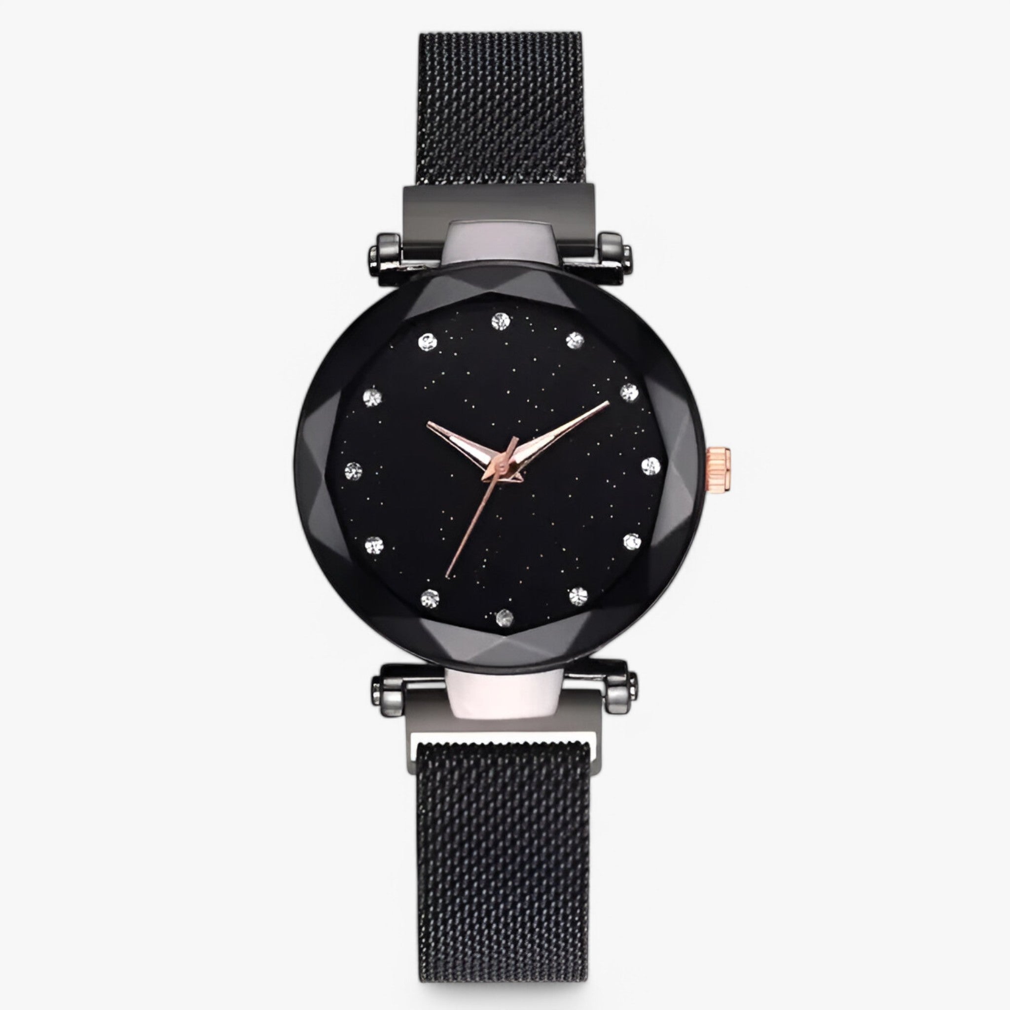 Stella | Dameshorloge met sterrenkoekjeswijzerplaat - sort - watches - {{ product_tags }