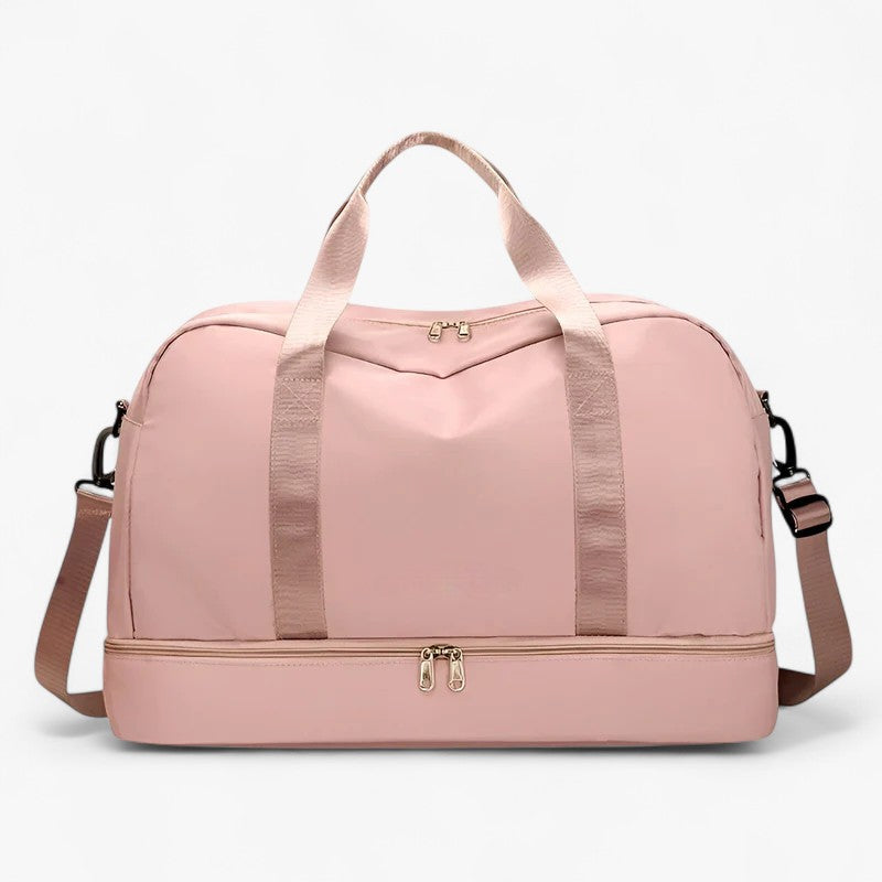 Ysabel | Udvidelig rejsetaske til sport og weekendture - Lys pink - Ysabel | Udvidelig rejsetaske til sport og weekendture- €25 - {{ product_tags }