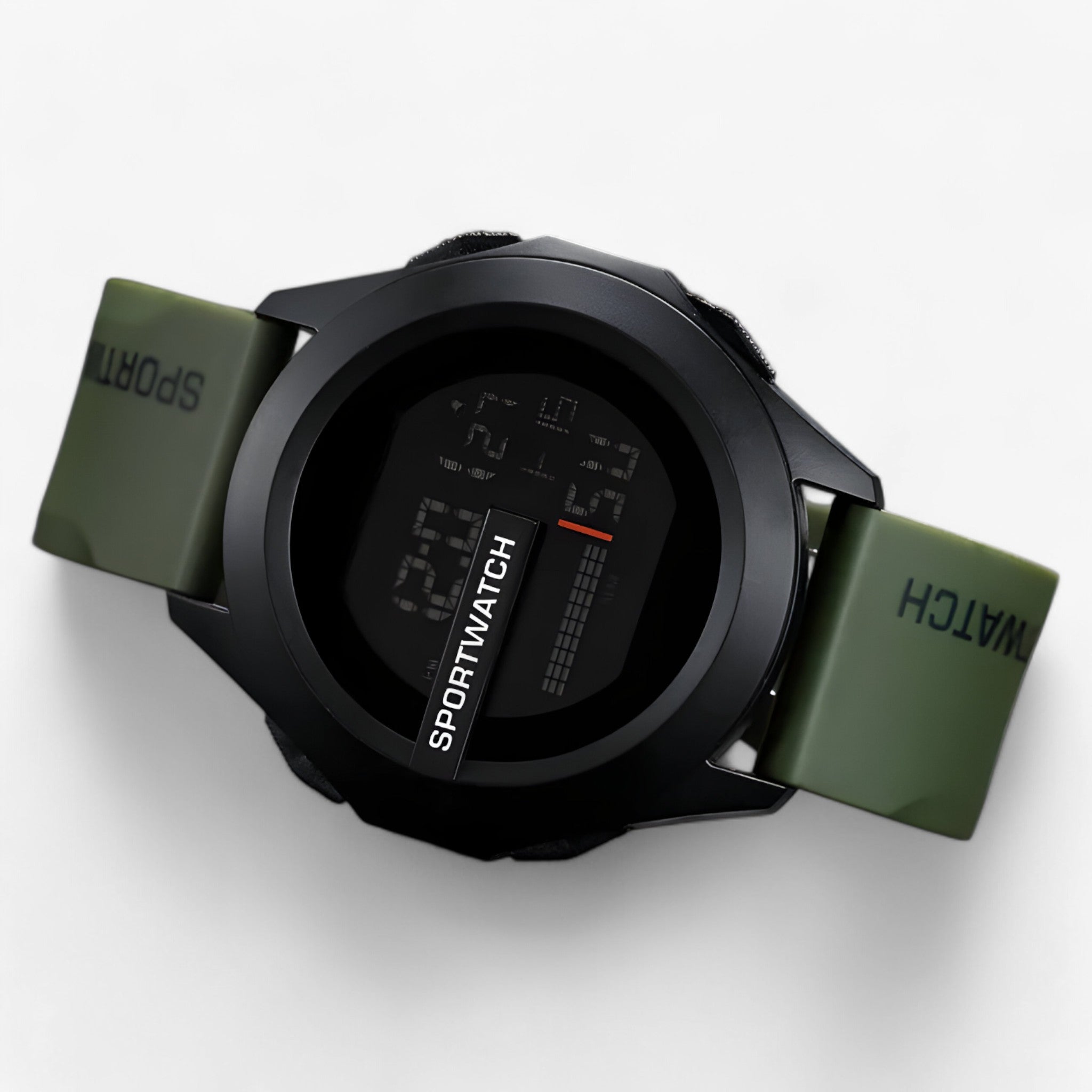 Antonio | Digital & Vandtæt - Pålidelig i Ethvert Eventyr - A-Leemgrøn - watches - {{ product_tags }