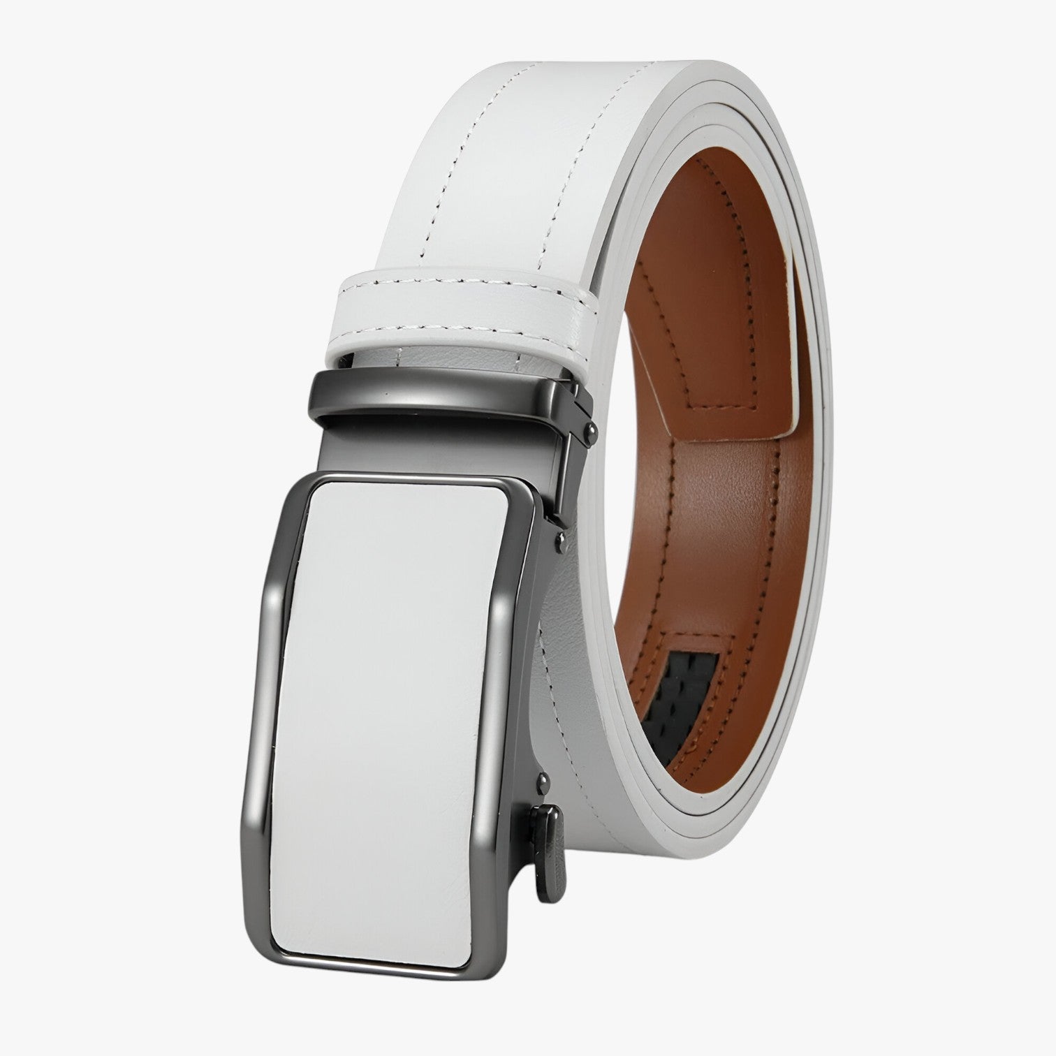 Colson | Herre bælte med automatisk spænde - Stil og komfort til hverdag - Hvid - men's fashion - {{ product_tags }