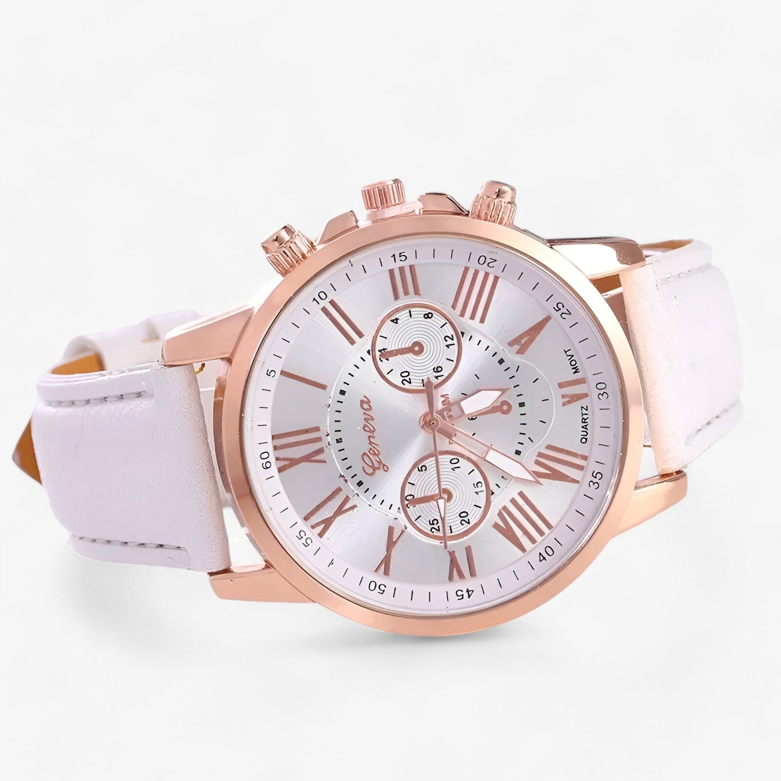 Kleng | Luksus Damesur - Vandtæt Læder til Enhver Anledning - Hvid - watches - {{ product_tags }
